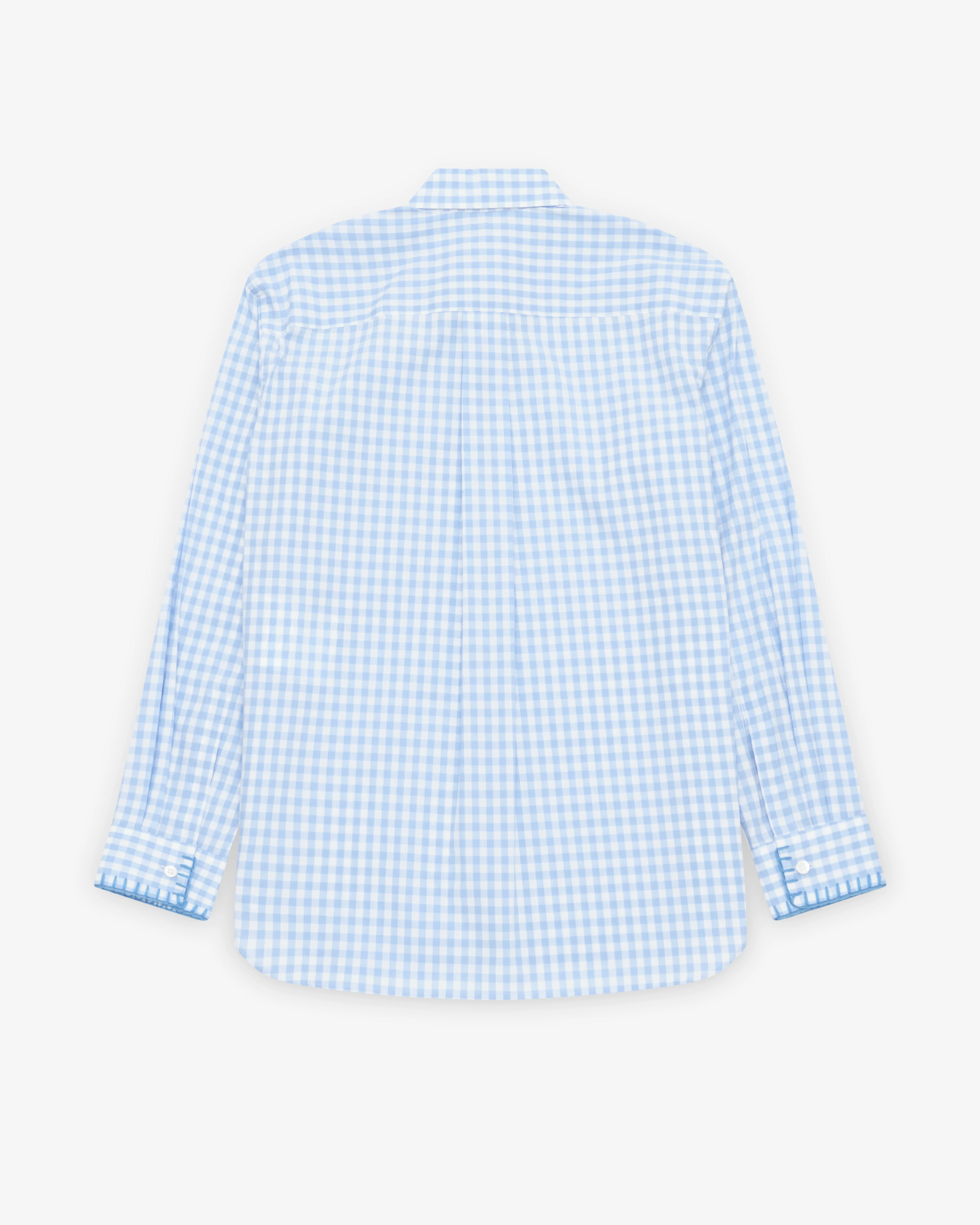 Tao - Women's Gingham Blouse - (Sax/White)