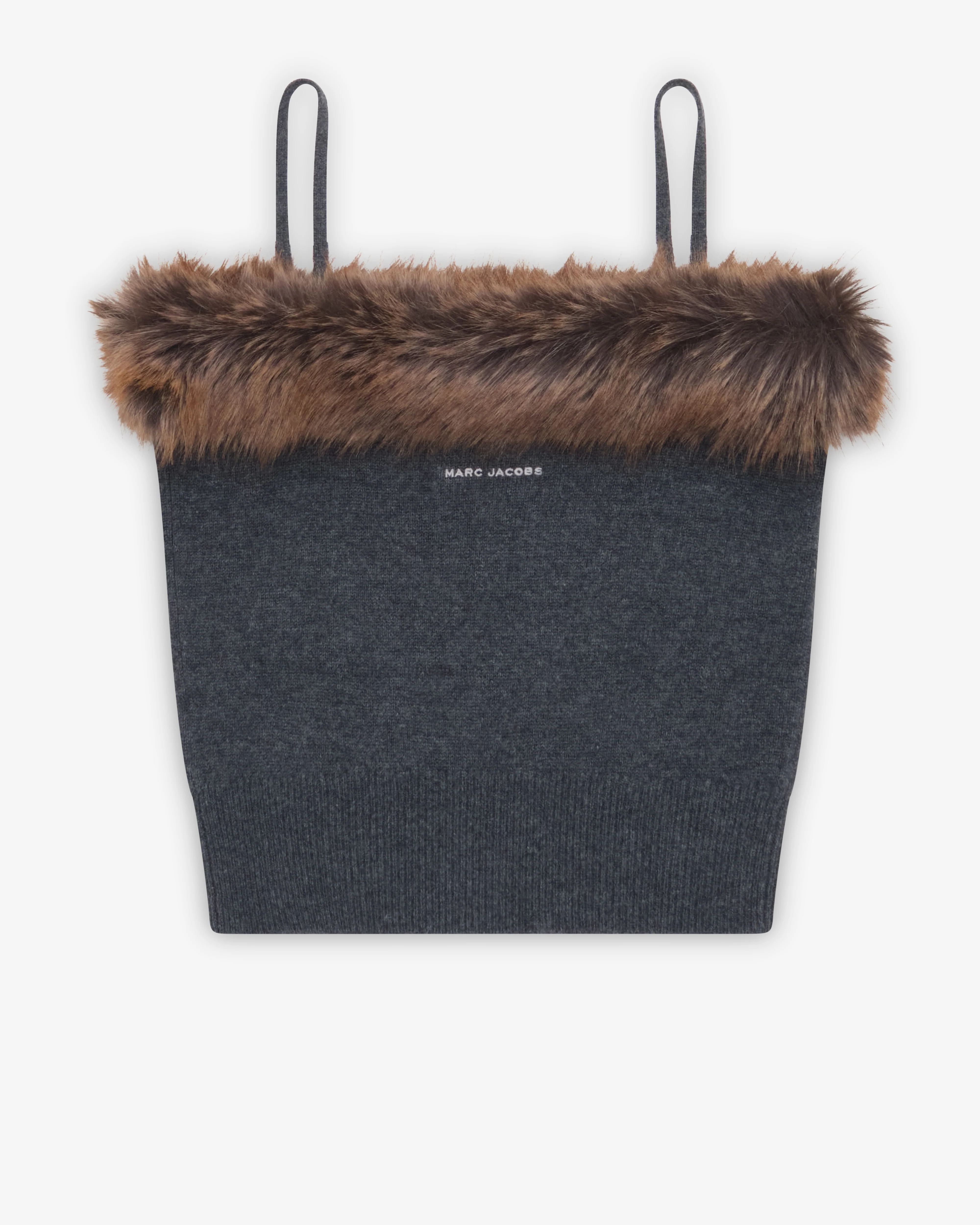 Marc Jacobs - Women's Faux Fur Lined Tank - (Charcoal)