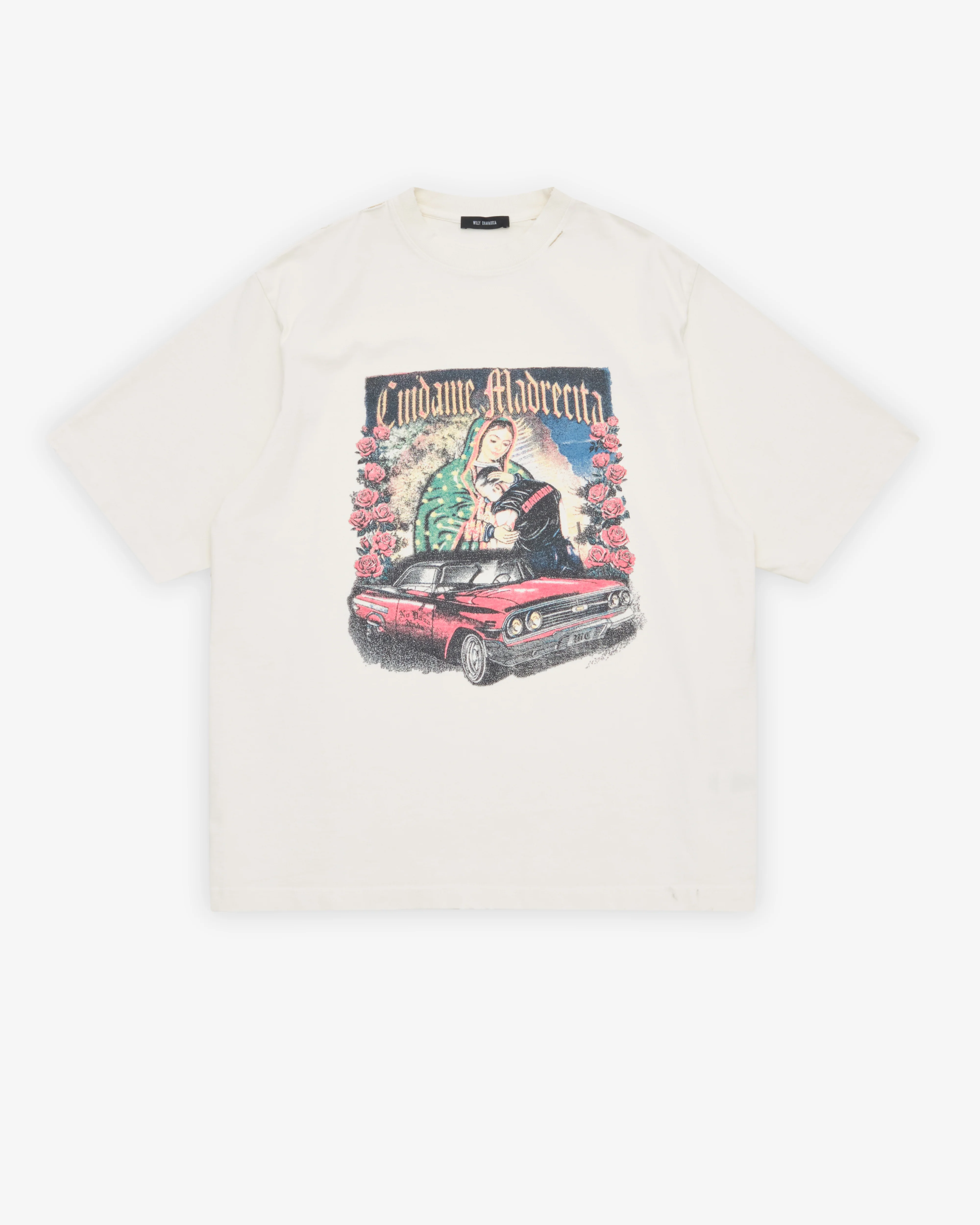 Willy Chavarria - Men's Cuidame Madrecita Standard Tee - (Masa)