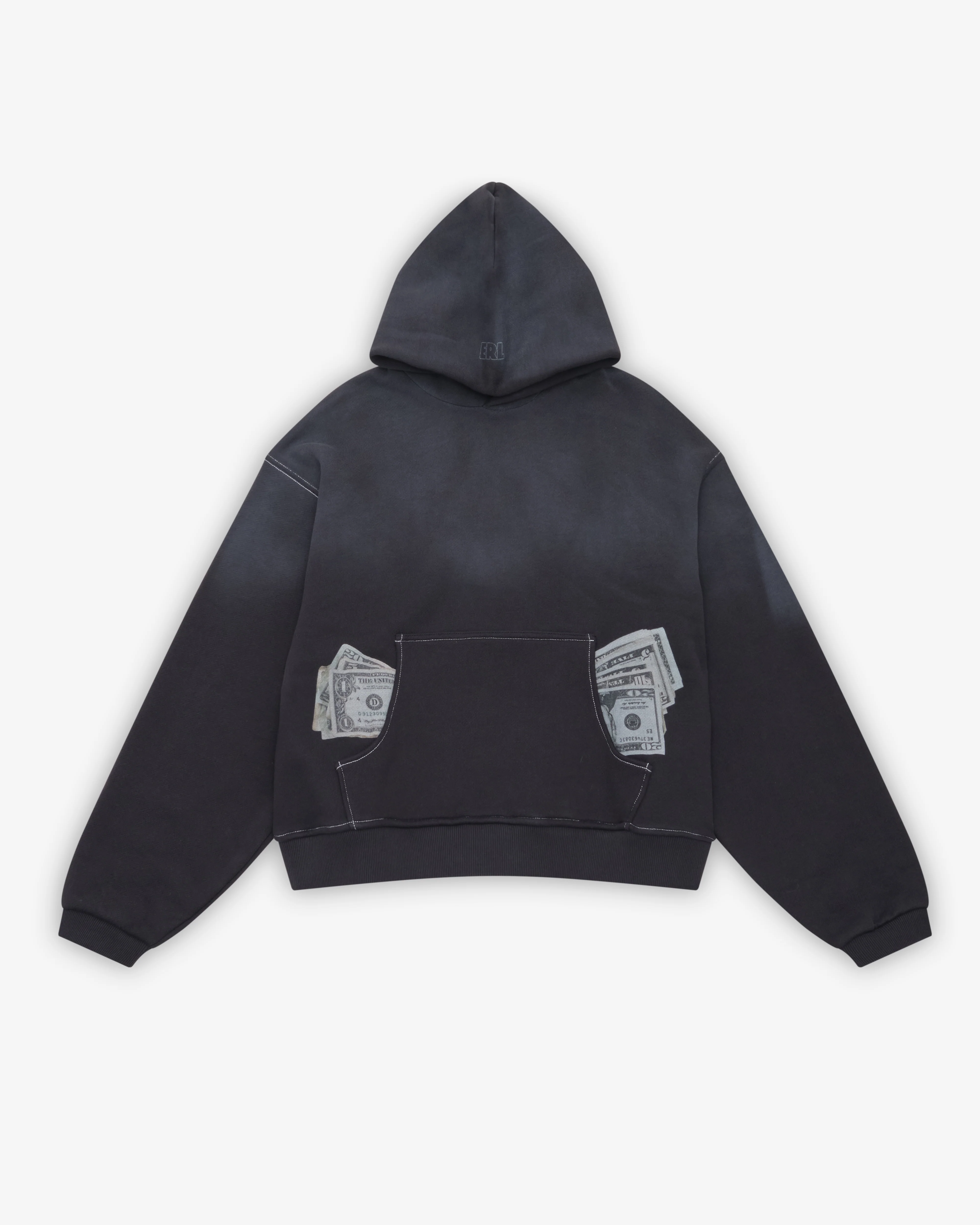 ERL - Men's Money Hoodie - (Black)