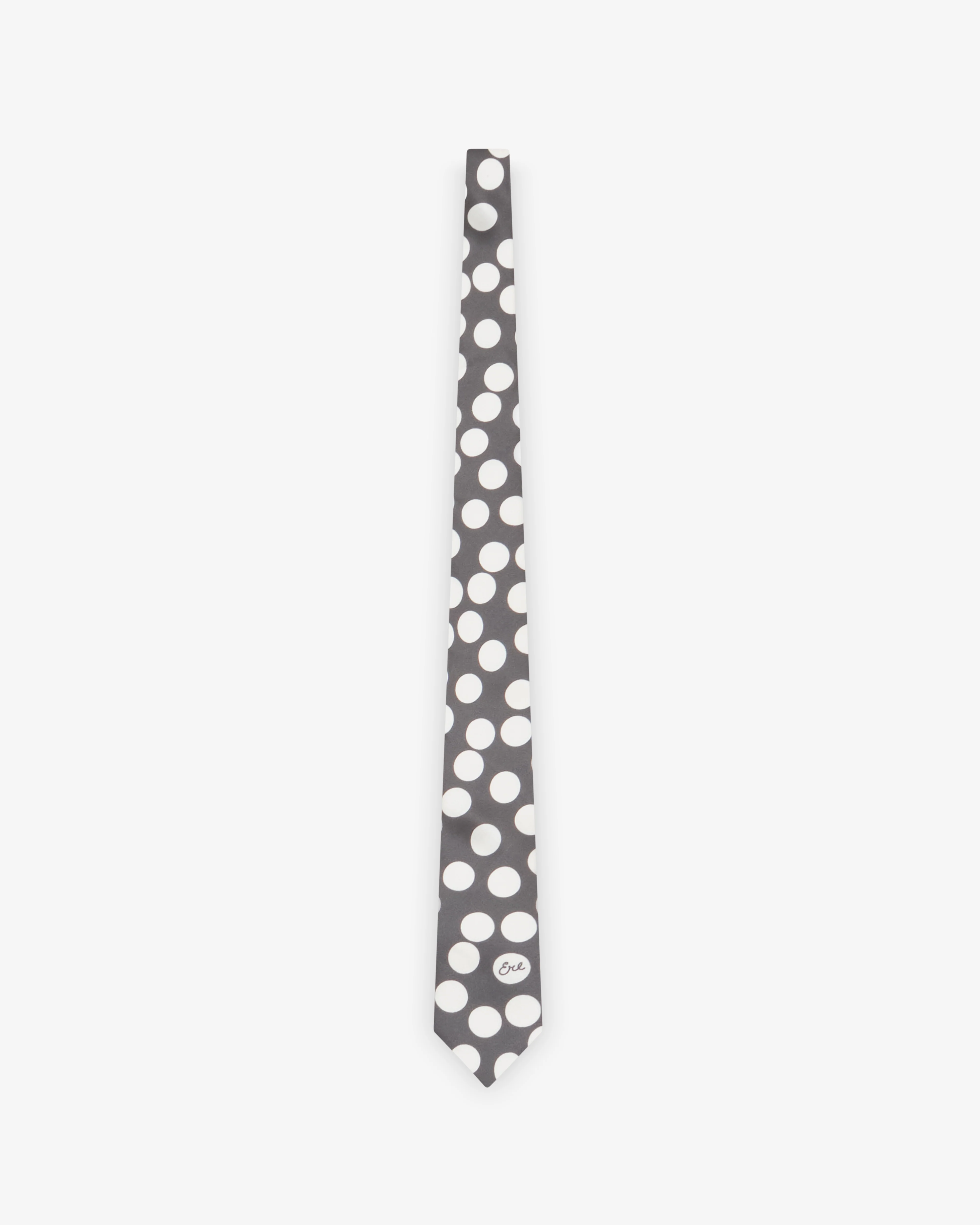 ERL - Men's Polka Dot Tie - (White/Black)