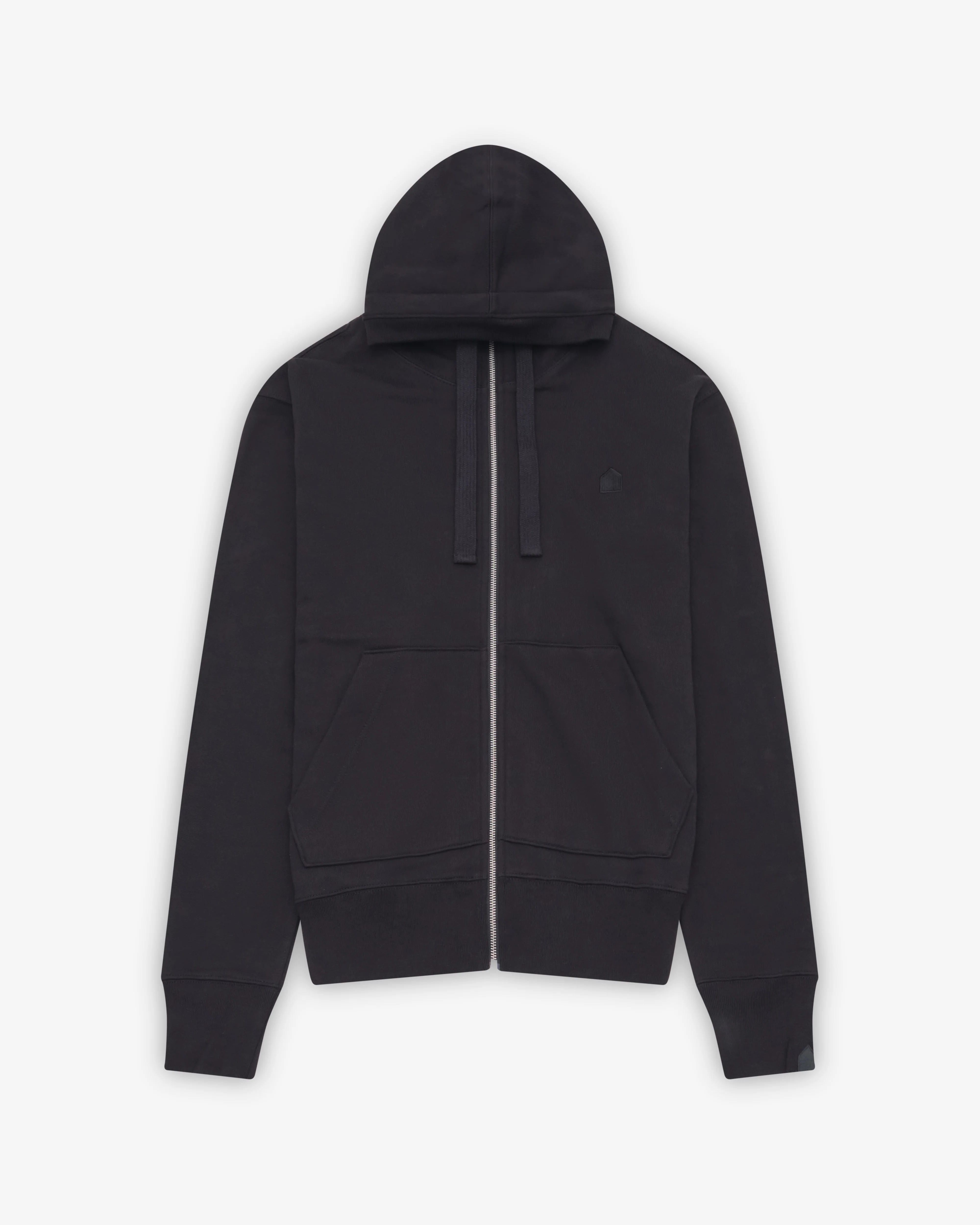 DSM Kei Ninomiya - Men's Hut Embroidery Zipped Hoodie - (Black)