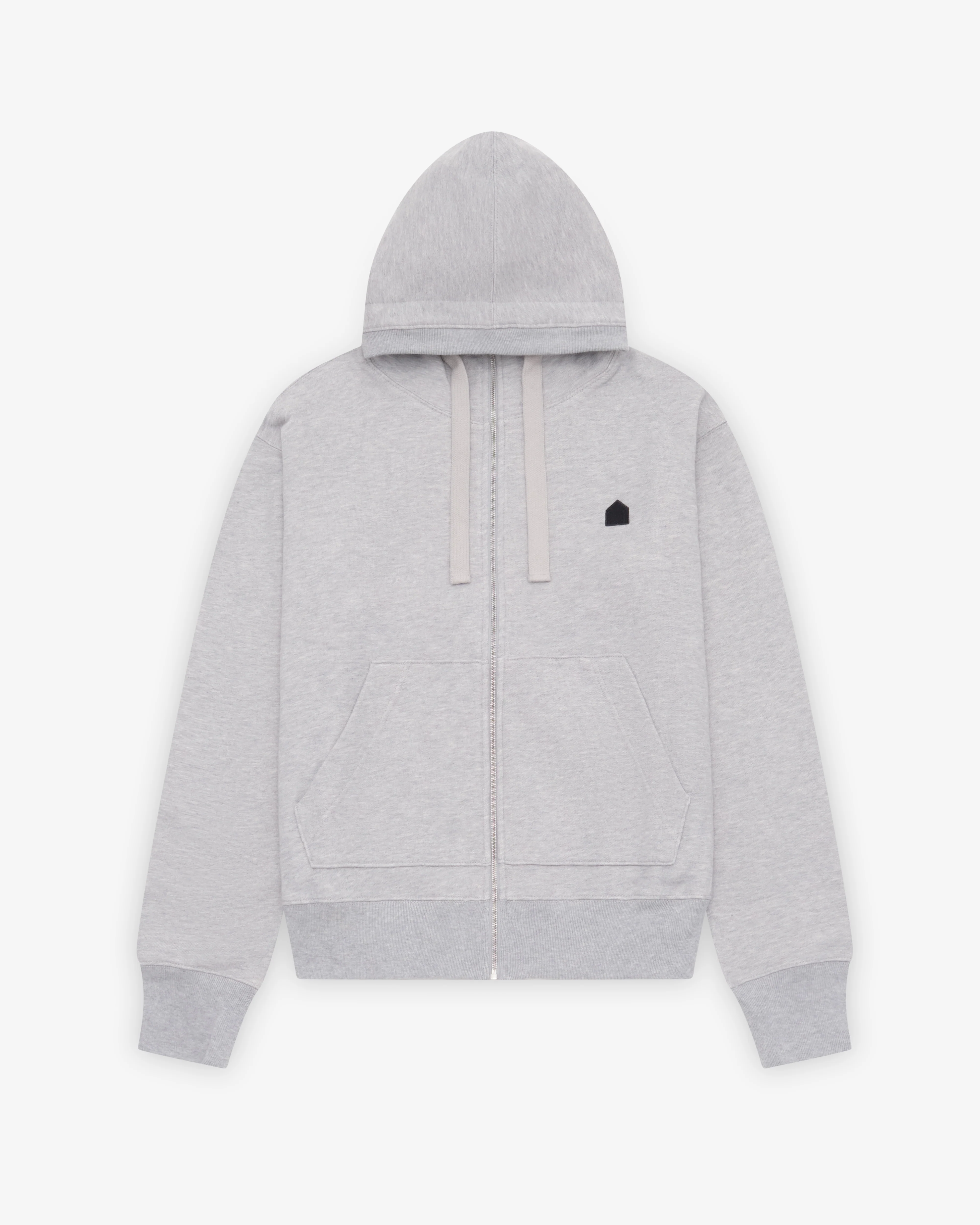 DSM Kei Ninomiya - Men's Hut Embroidery Zipped Hoodie - (Grey)