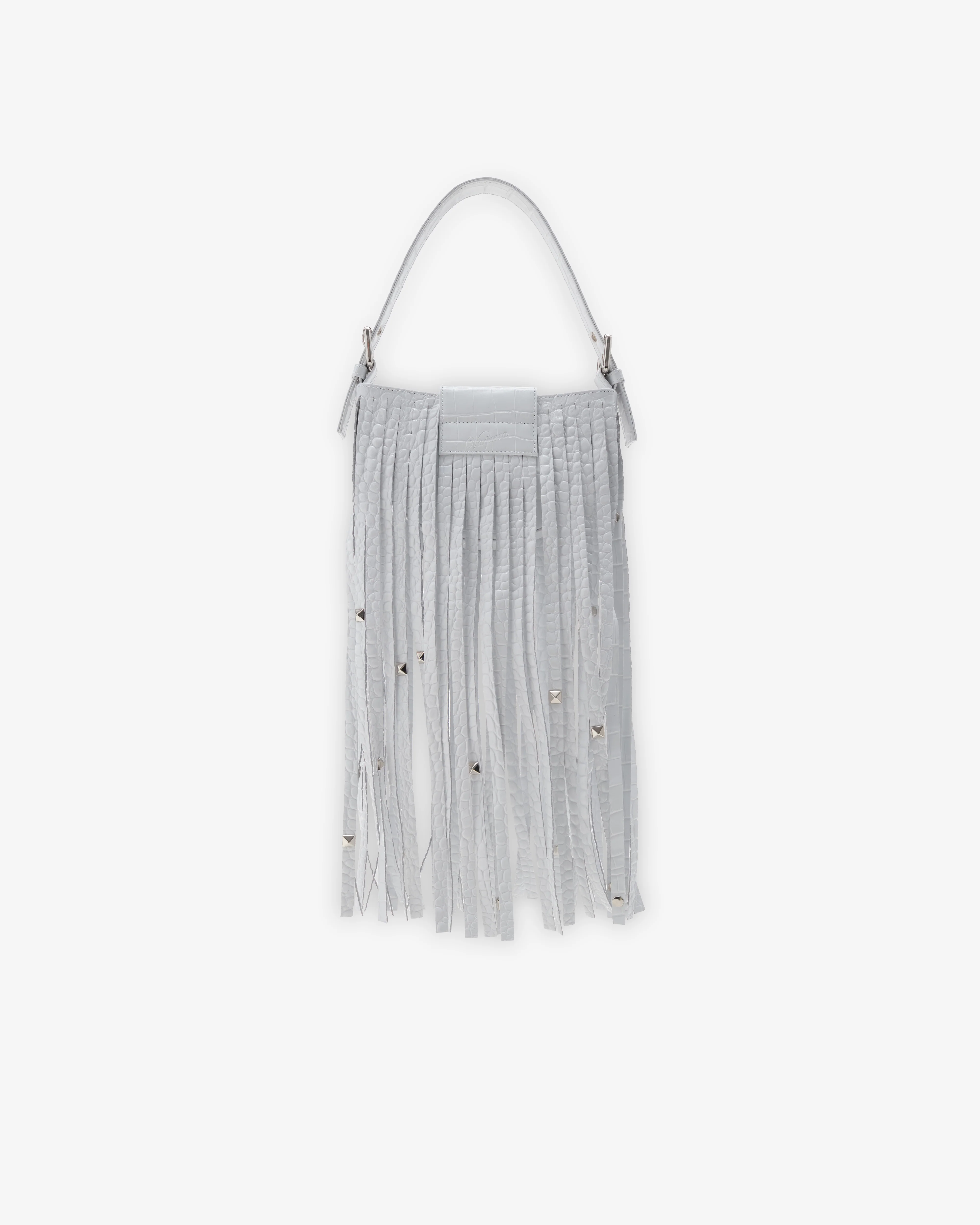 Vaquera - Women's Mini Fringe Bag - (White)