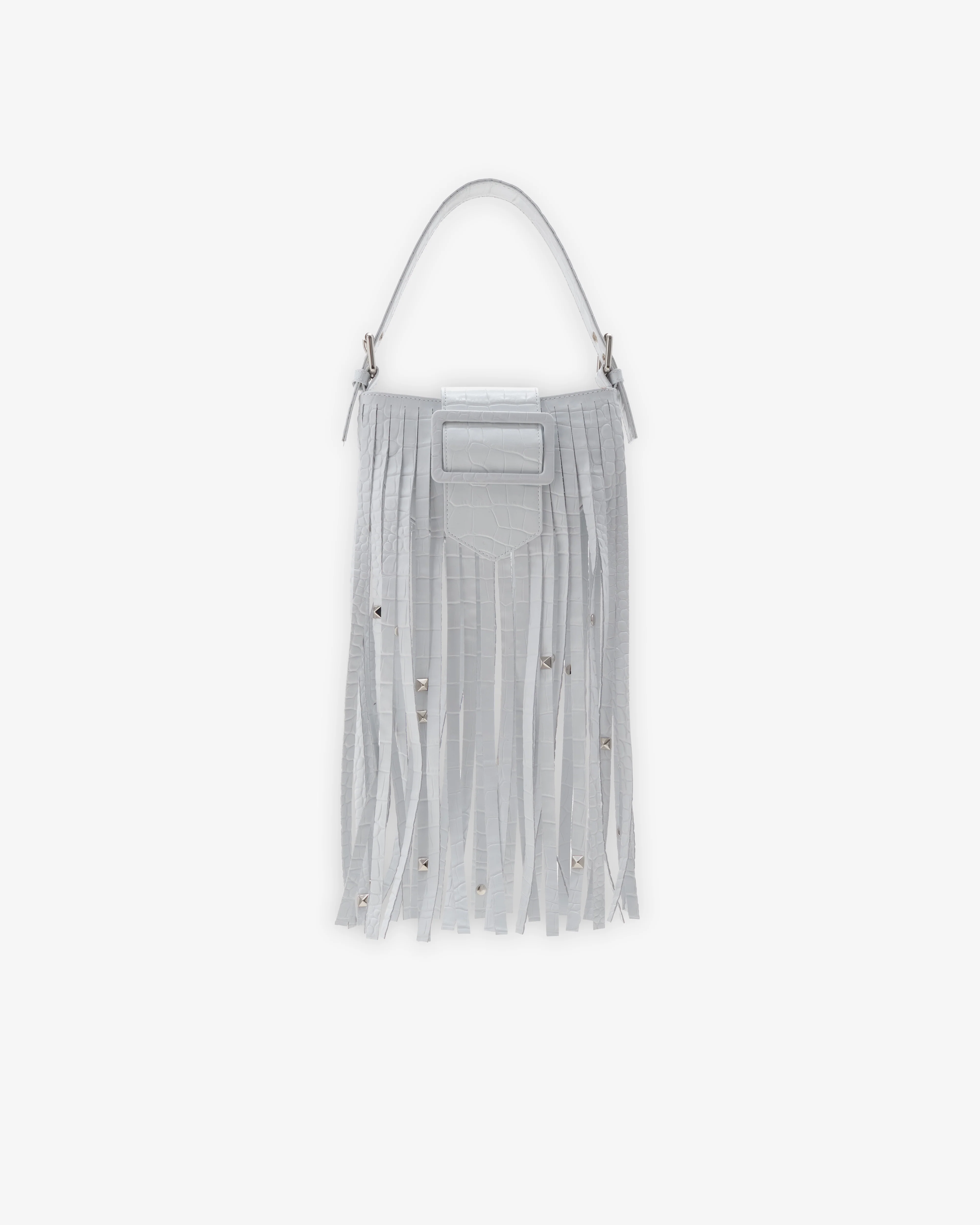 Vaquera - Women's Mini Fringe Bag - (White)