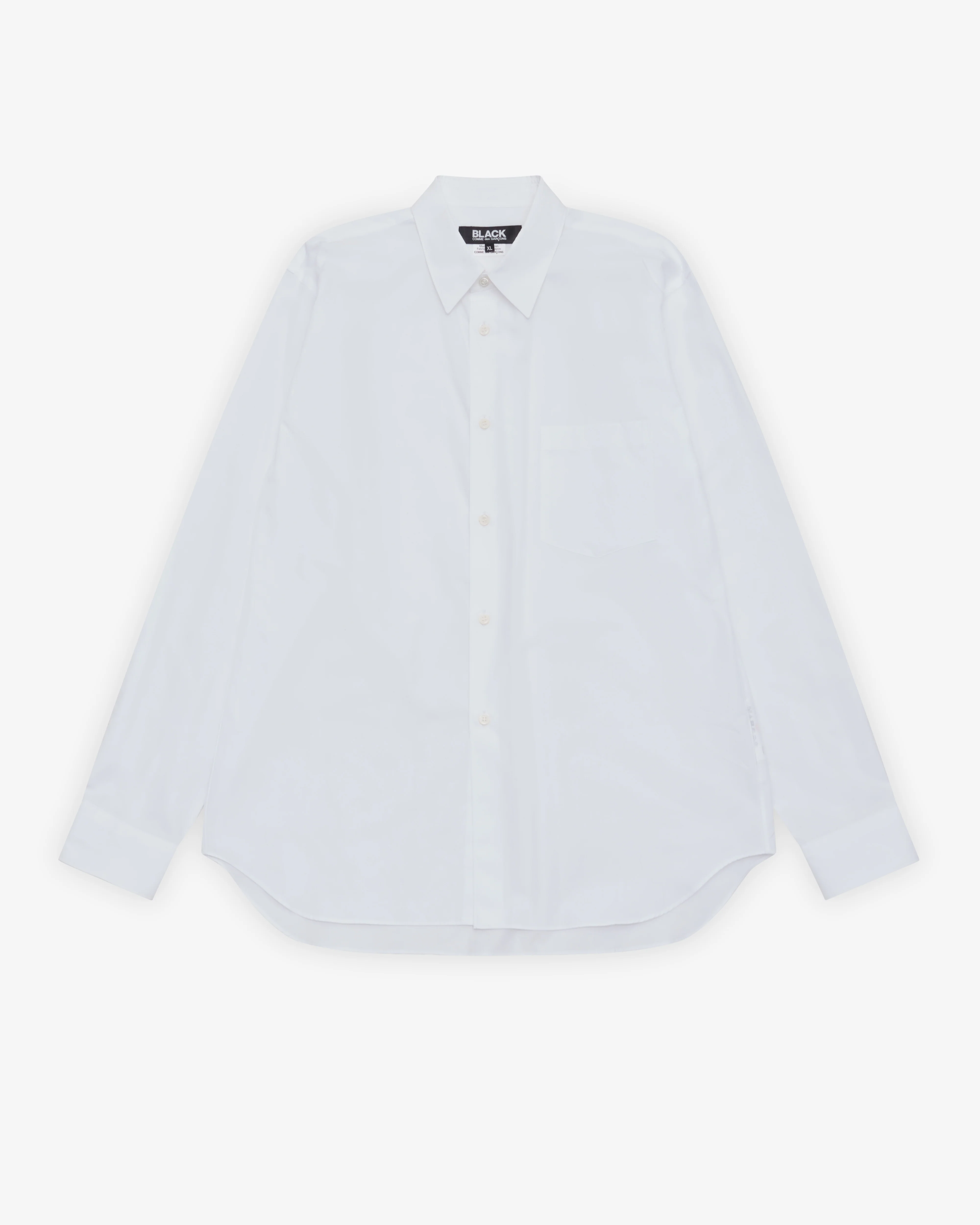 Black Comme des Garçons - Classic Blouse - (White)