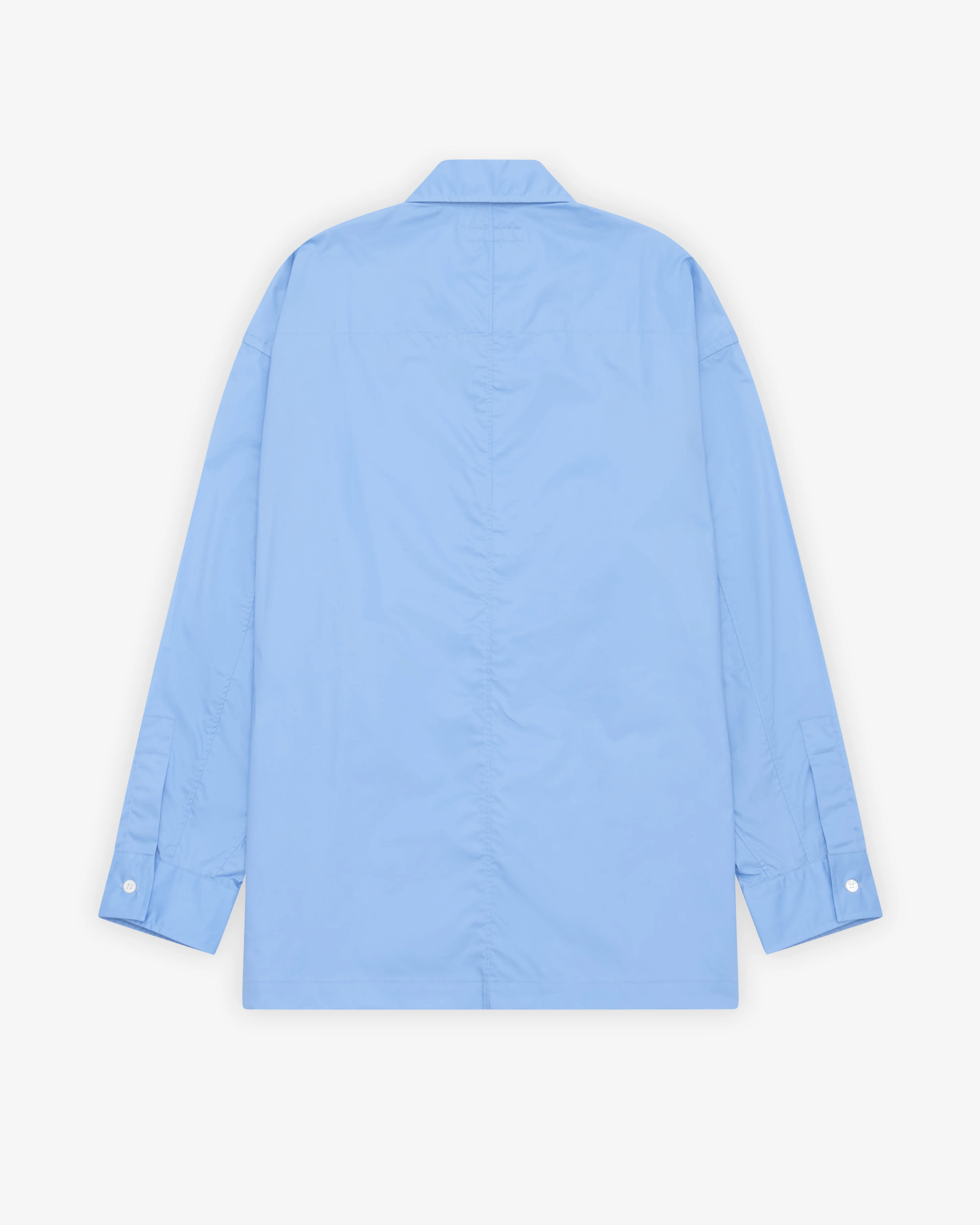 CDG Homme - Men's Technical Zip Shirt - (Sax)