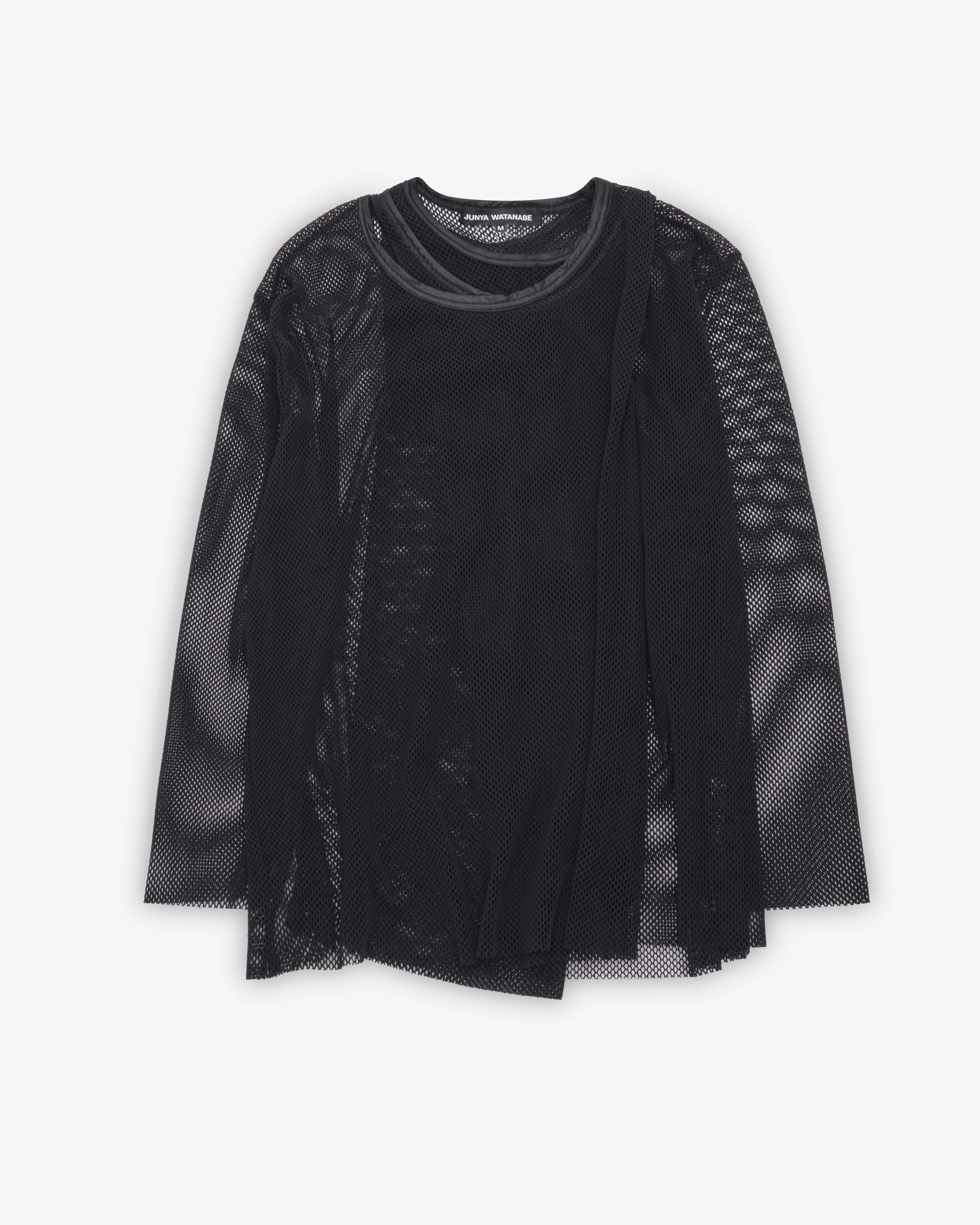 Junya Watanabe - Women's Mesh T-Shirt - (Black)