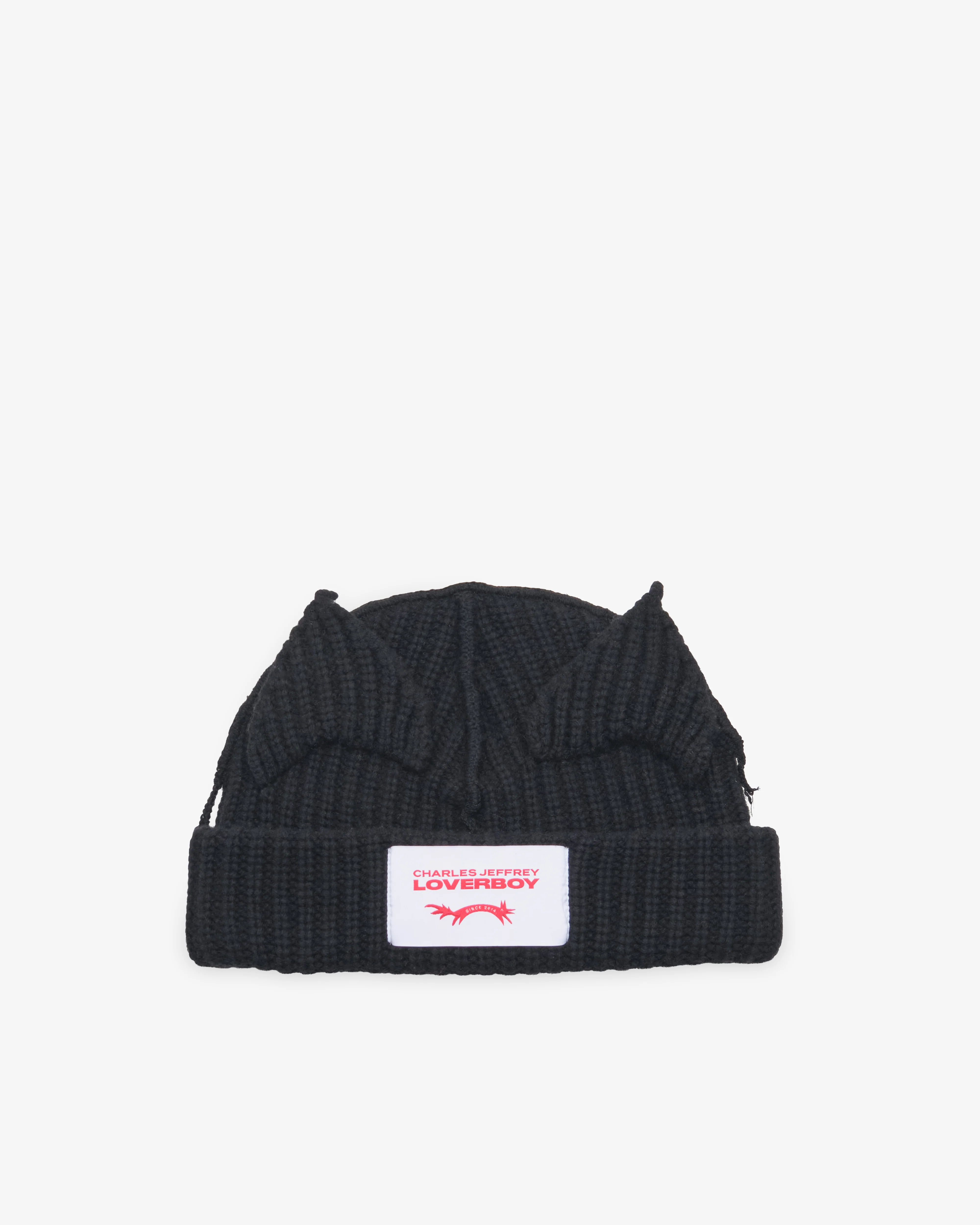 Charles Jeffrey Loverboy - Men's Chunky Ears Beanie - (Black)