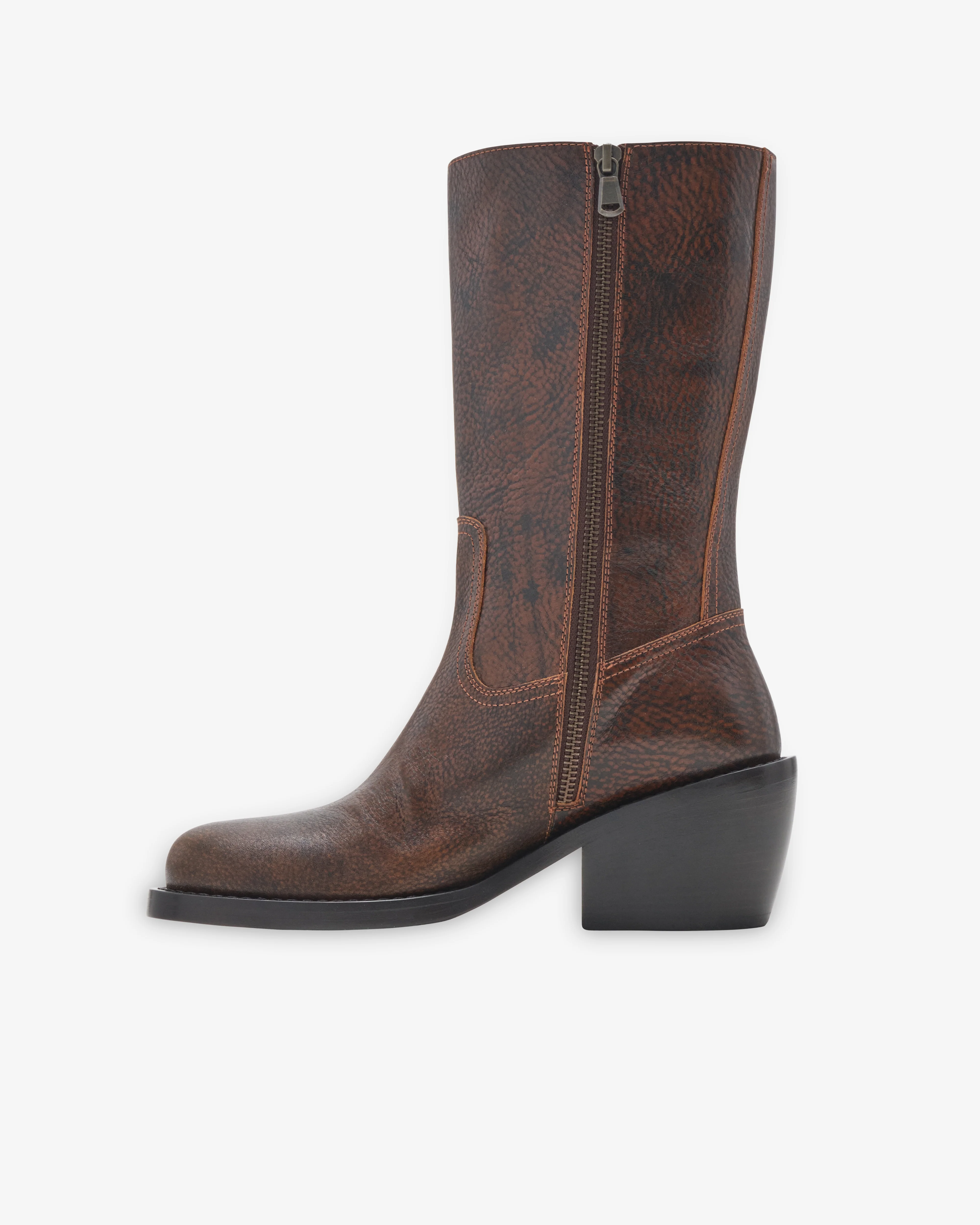 Dries Van Noten - Women's Boots - (Dark Brown)