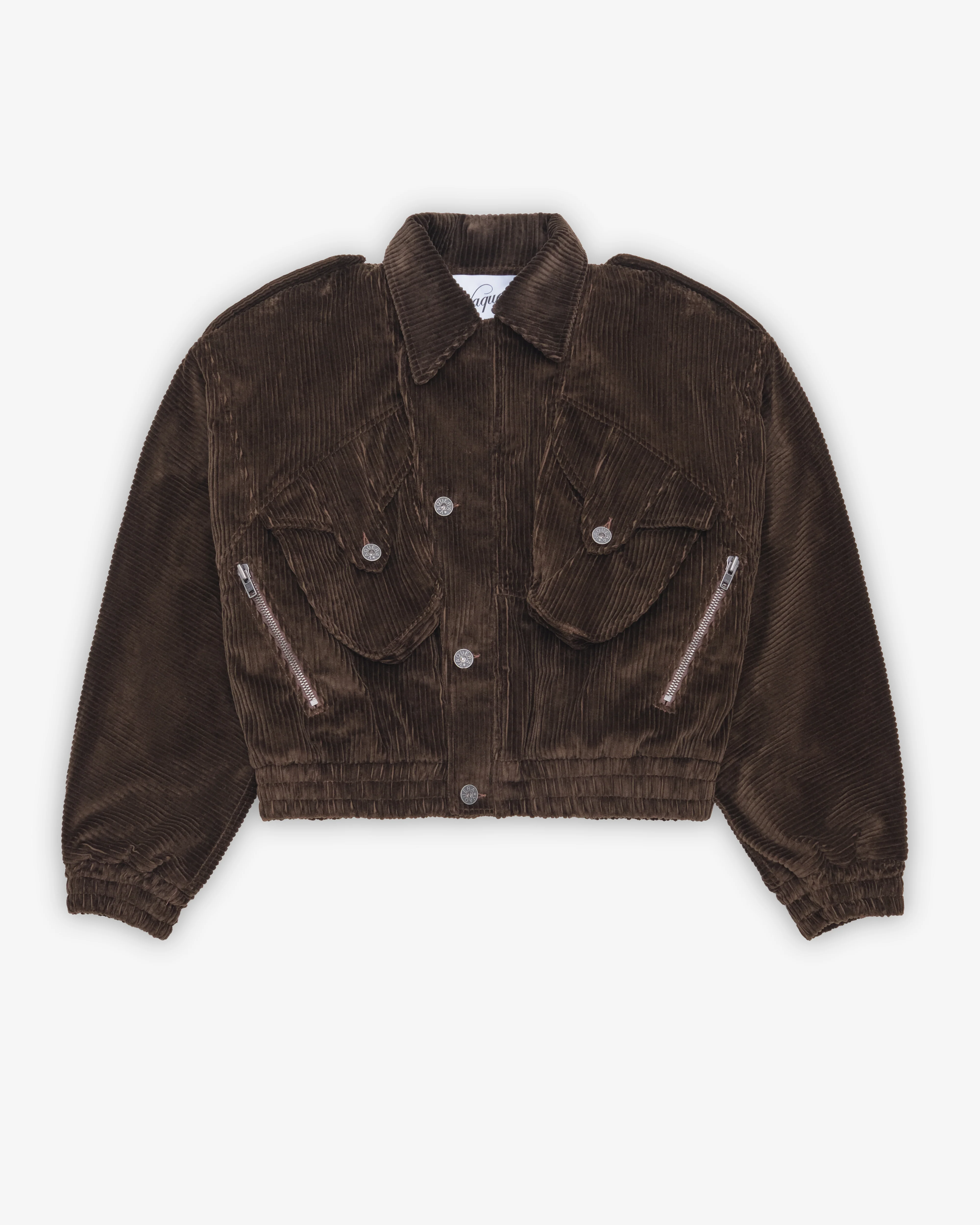 Vaquera - Women's Quilted Corduroy Jacket - (Brown)