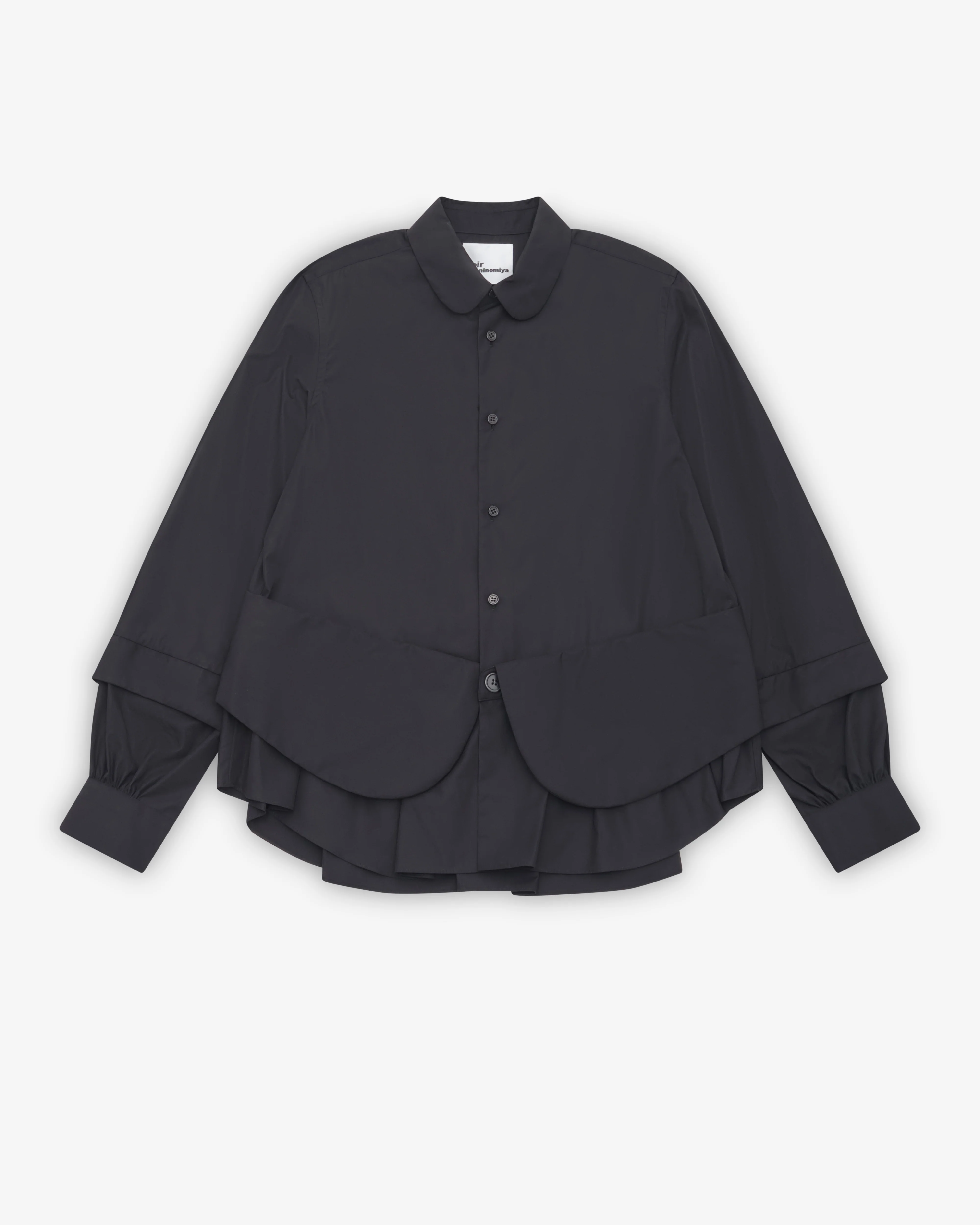 Noir Kei Ninomiya - Women's Layered Poplin Shirt - (White)