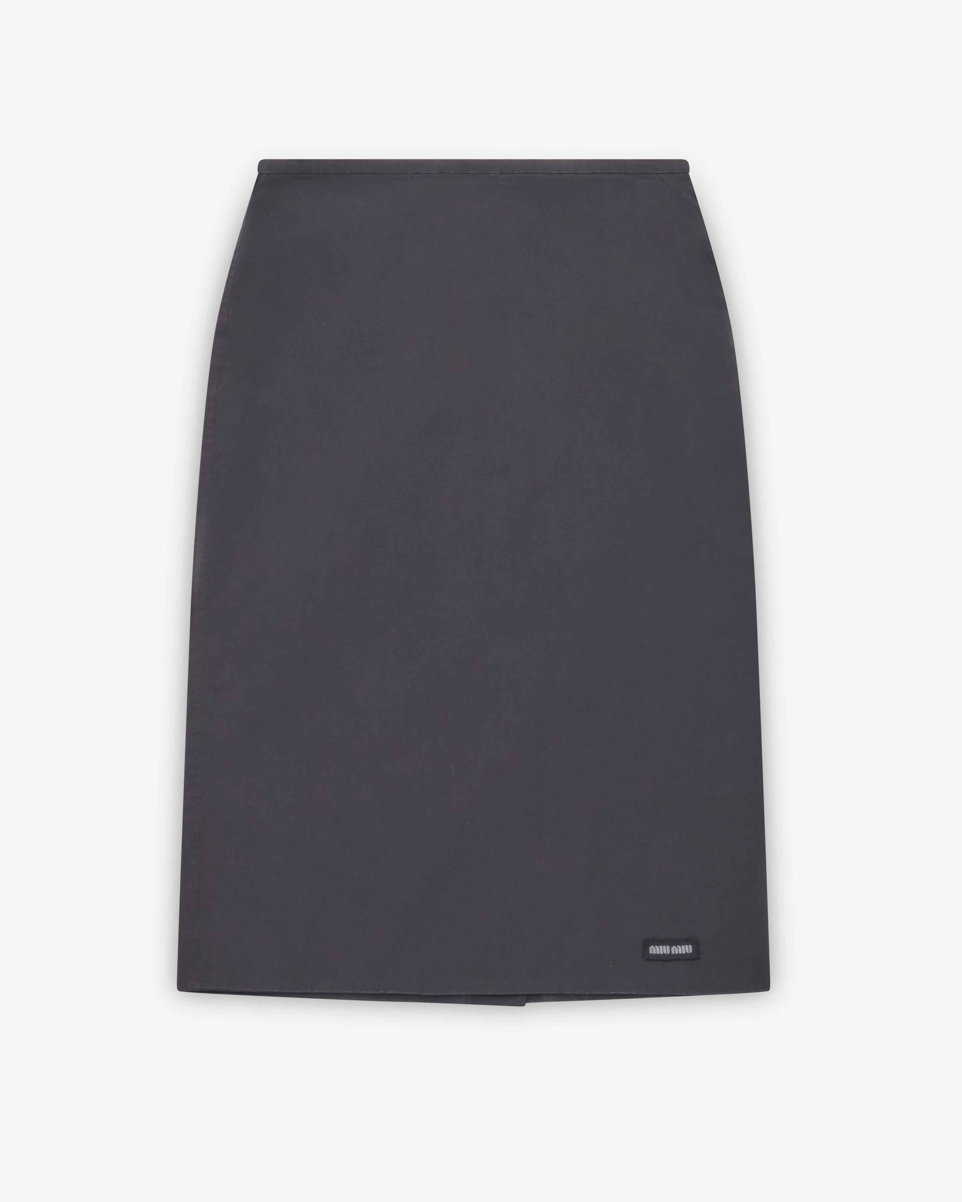 Miu Miu - Women's Stretch Poplin Skirt - (Black)