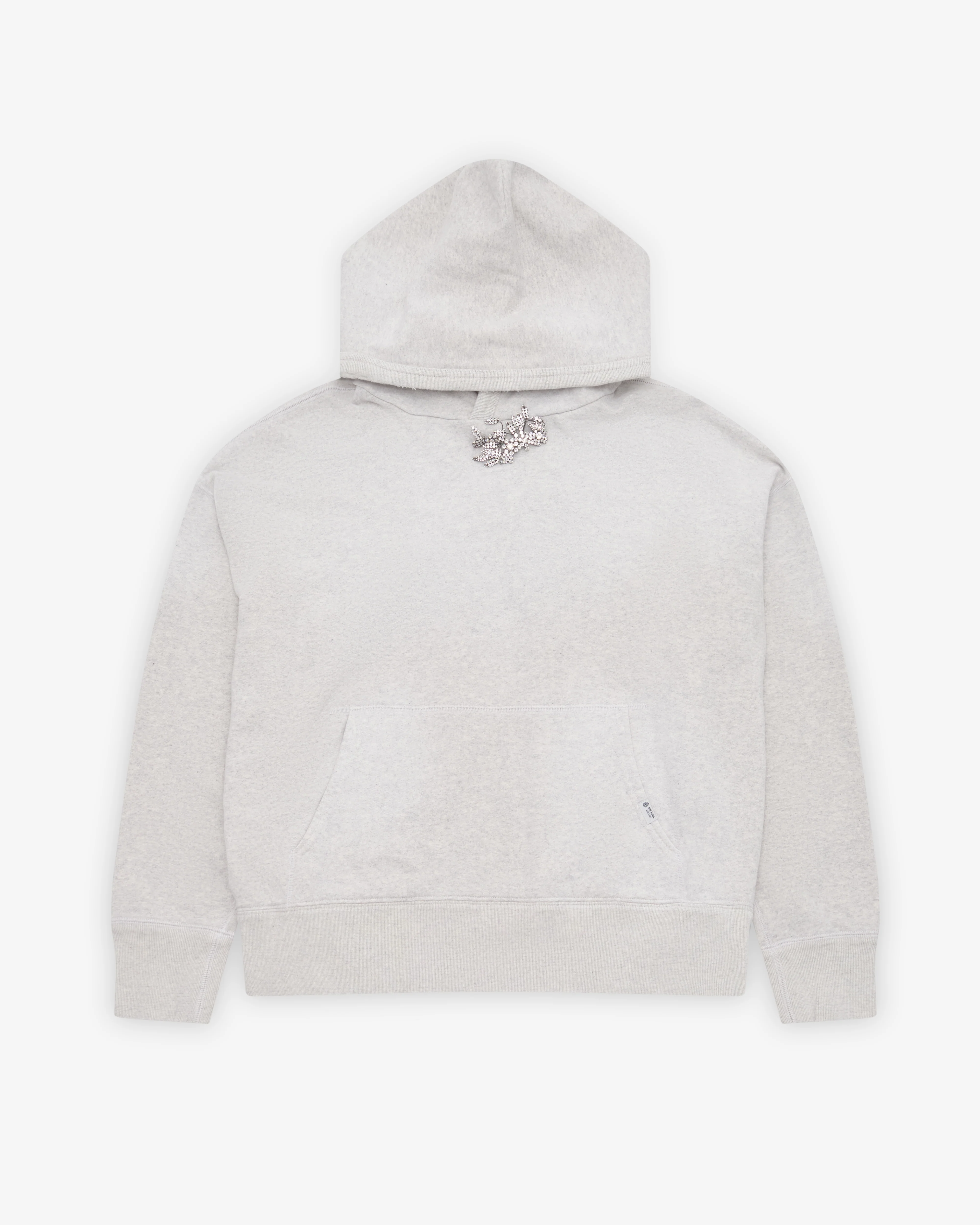 Prada - Women's Jewel Brooch Sweatshirt - (Marble Gray)