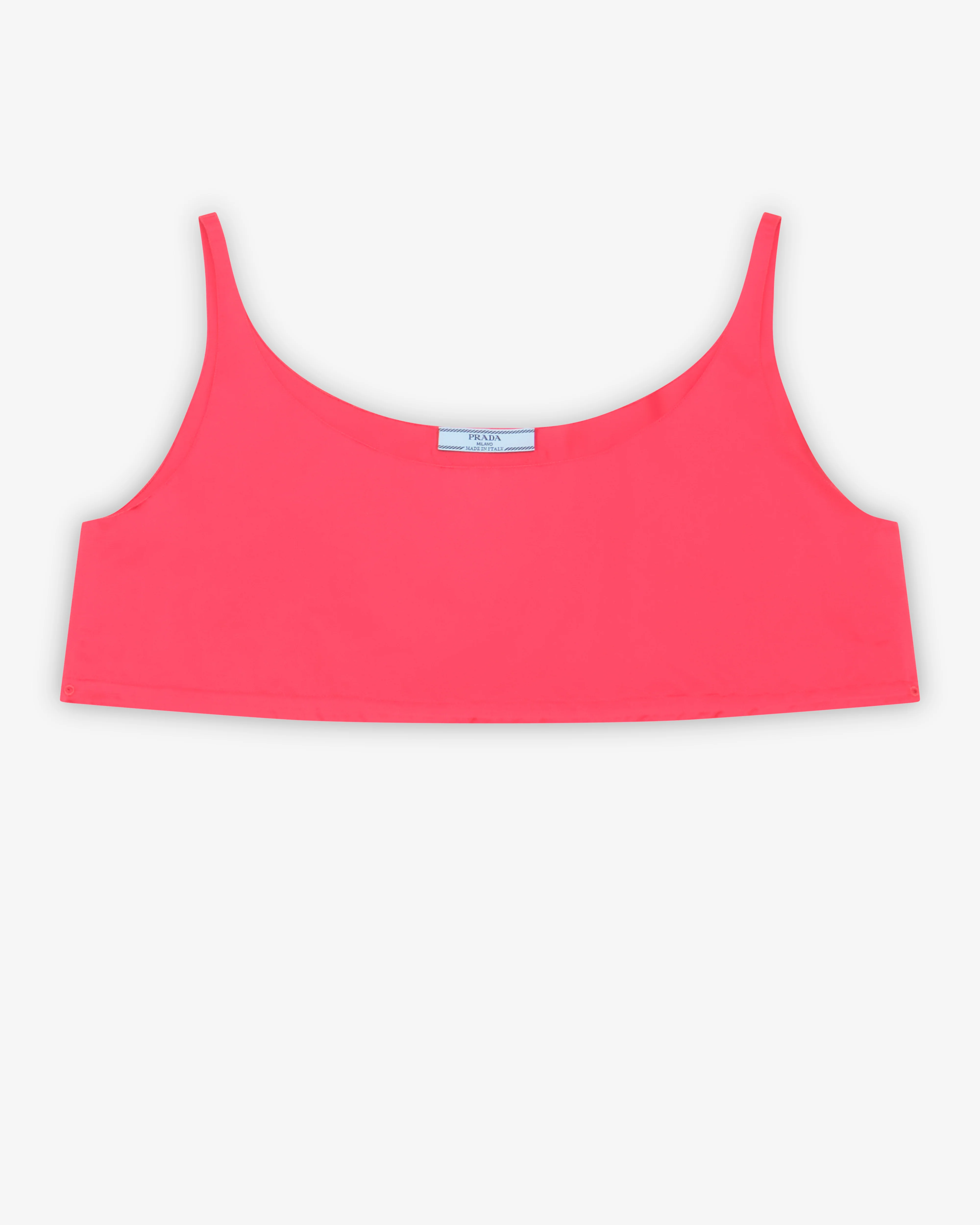 Prada - Women's Duchesse Crop Top - (Lacquer Red)