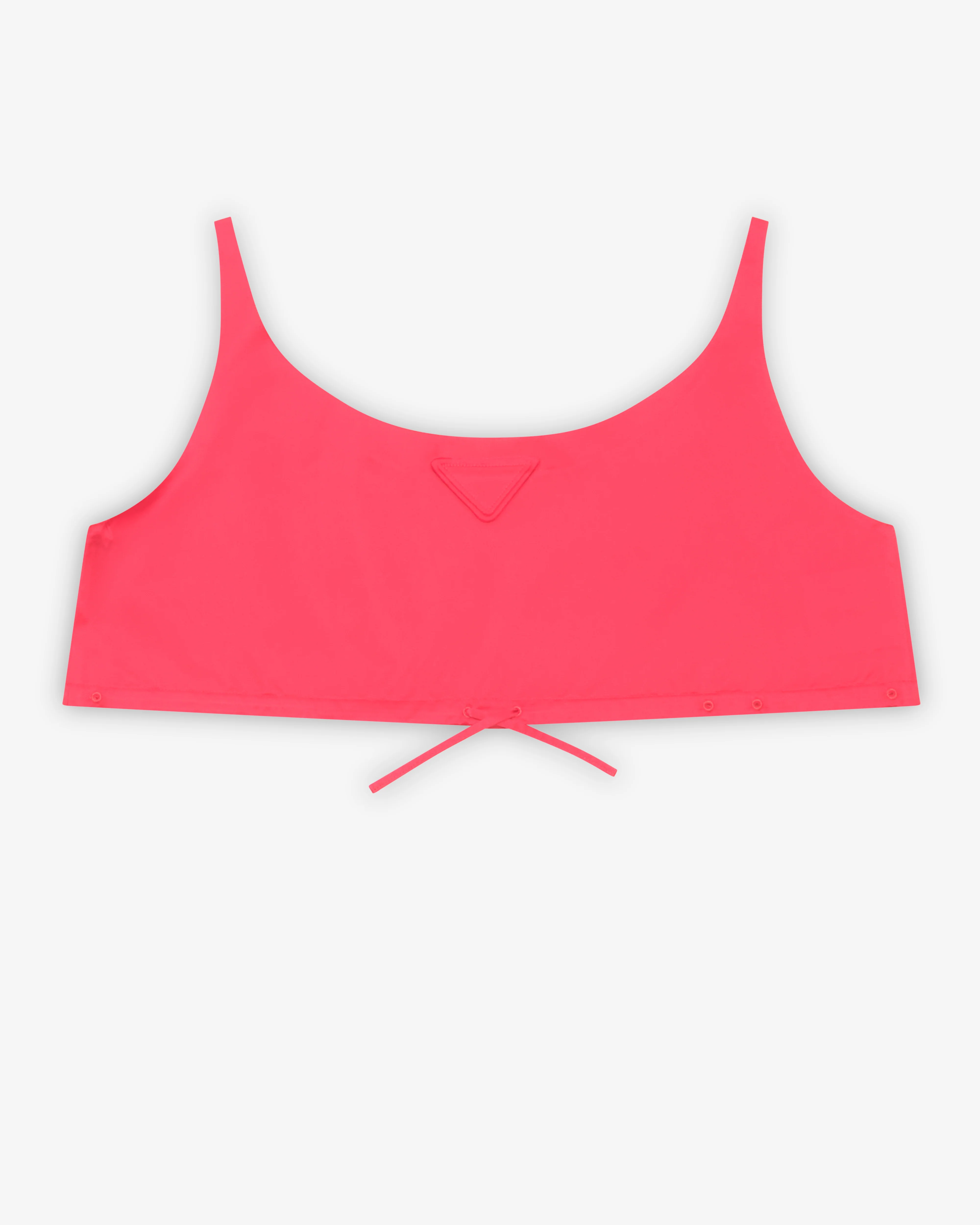 Prada - Women's Duchesse Crop Top - (Lacquer Red)