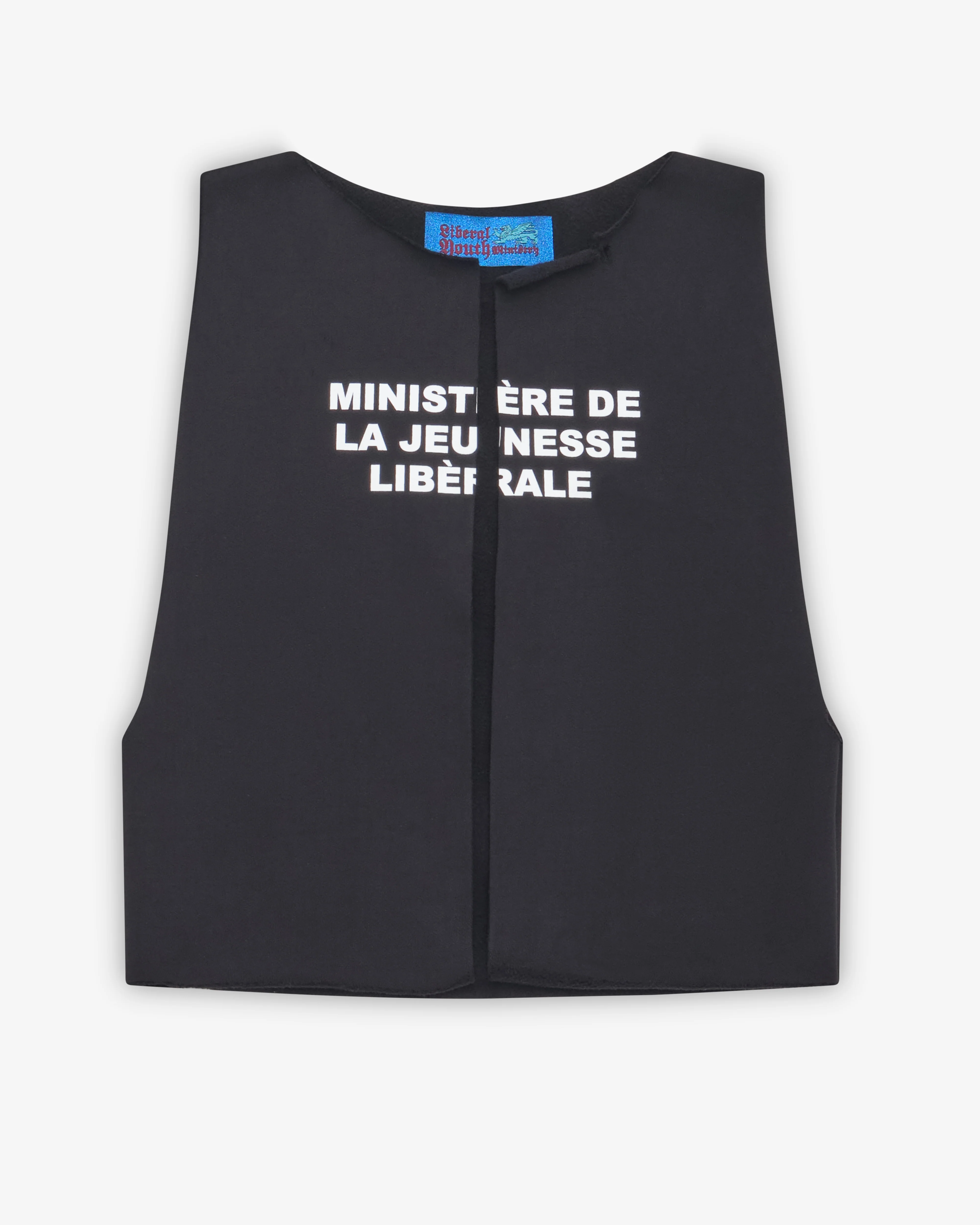 Liberal Youth Ministry - Men's French Logo Vest - (Black)
