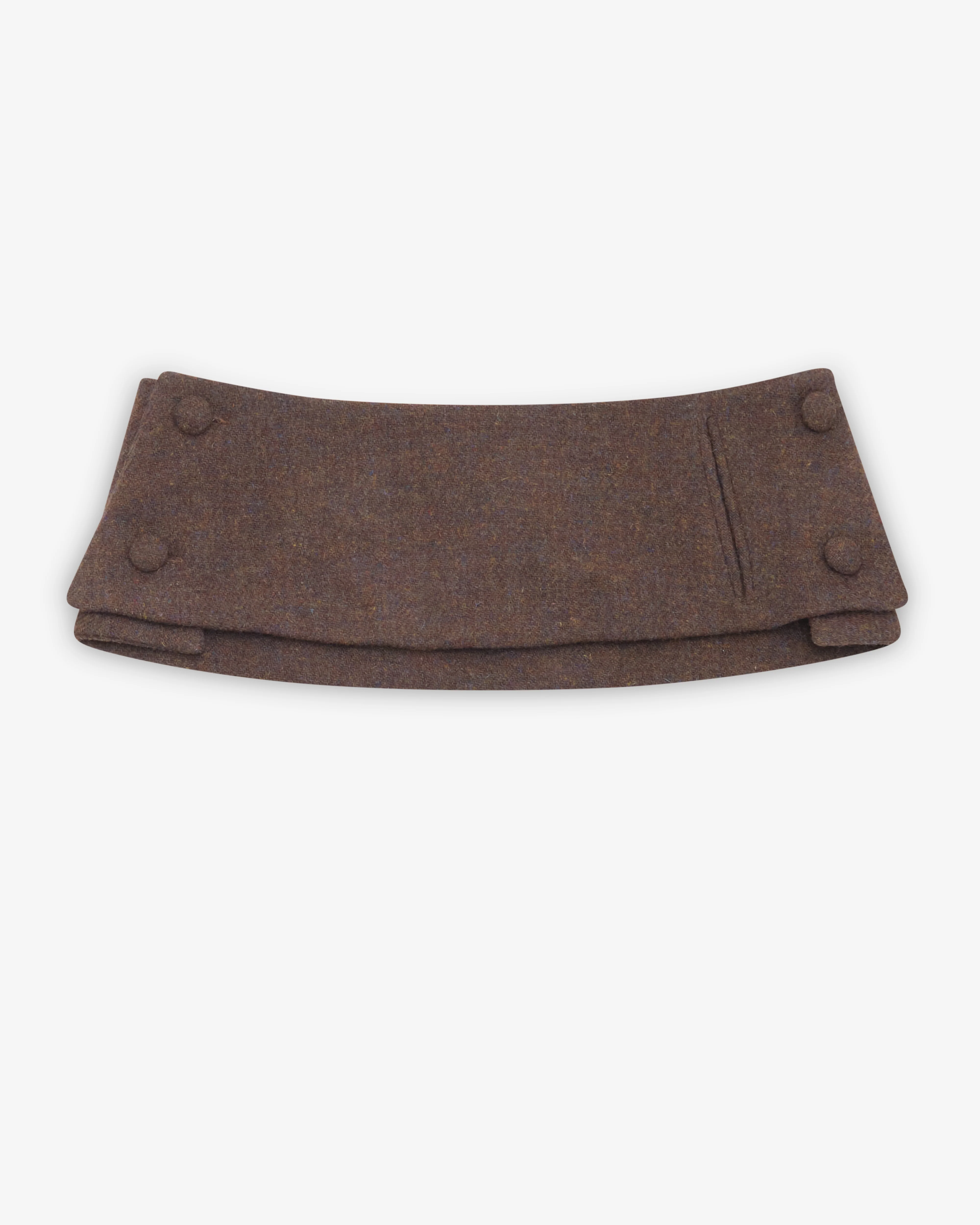 Hodakova - Women's Belt Skirt - (Brown)