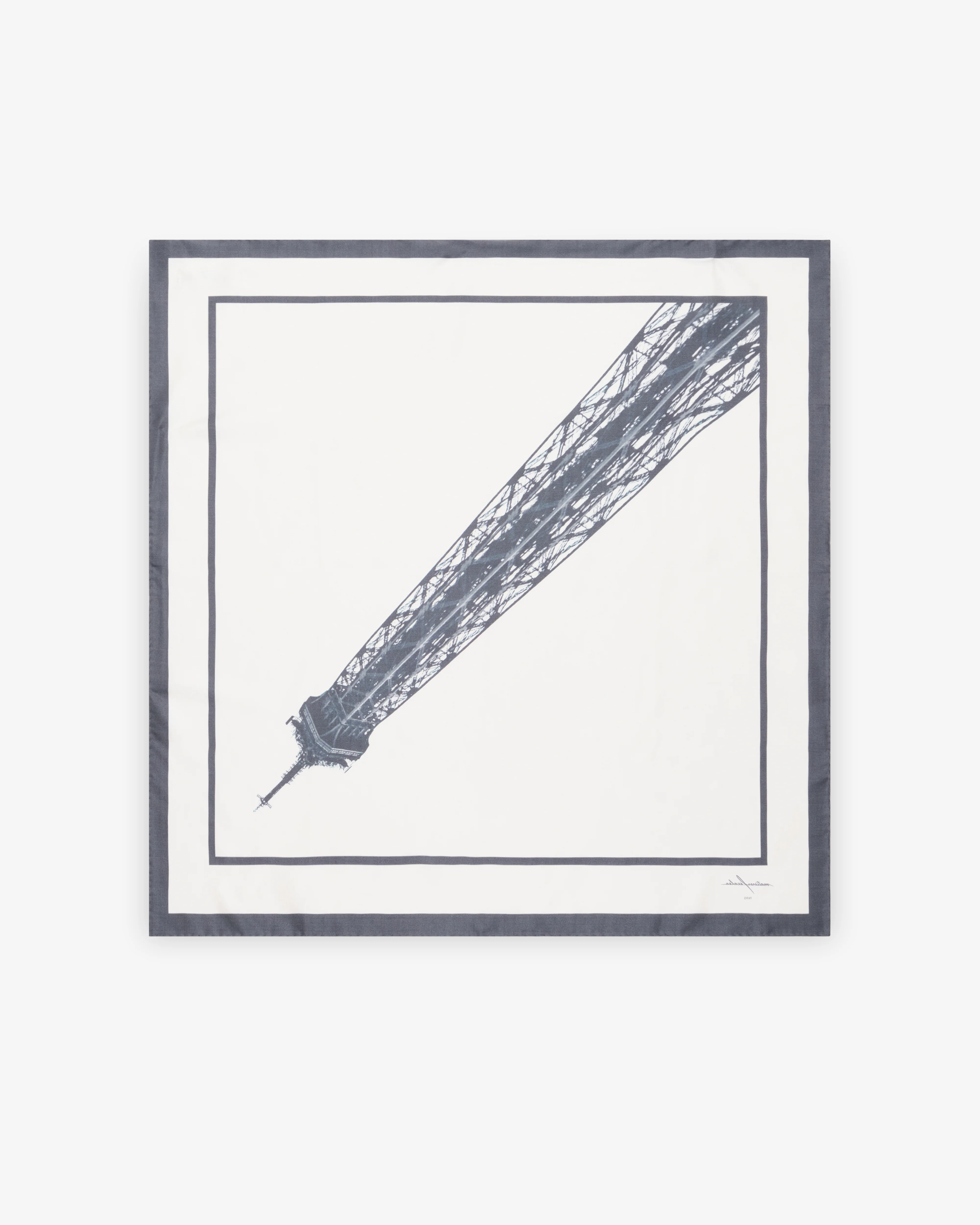 Matieres Fecales - Women's Eiffel Silk Scarf - (Tofu)