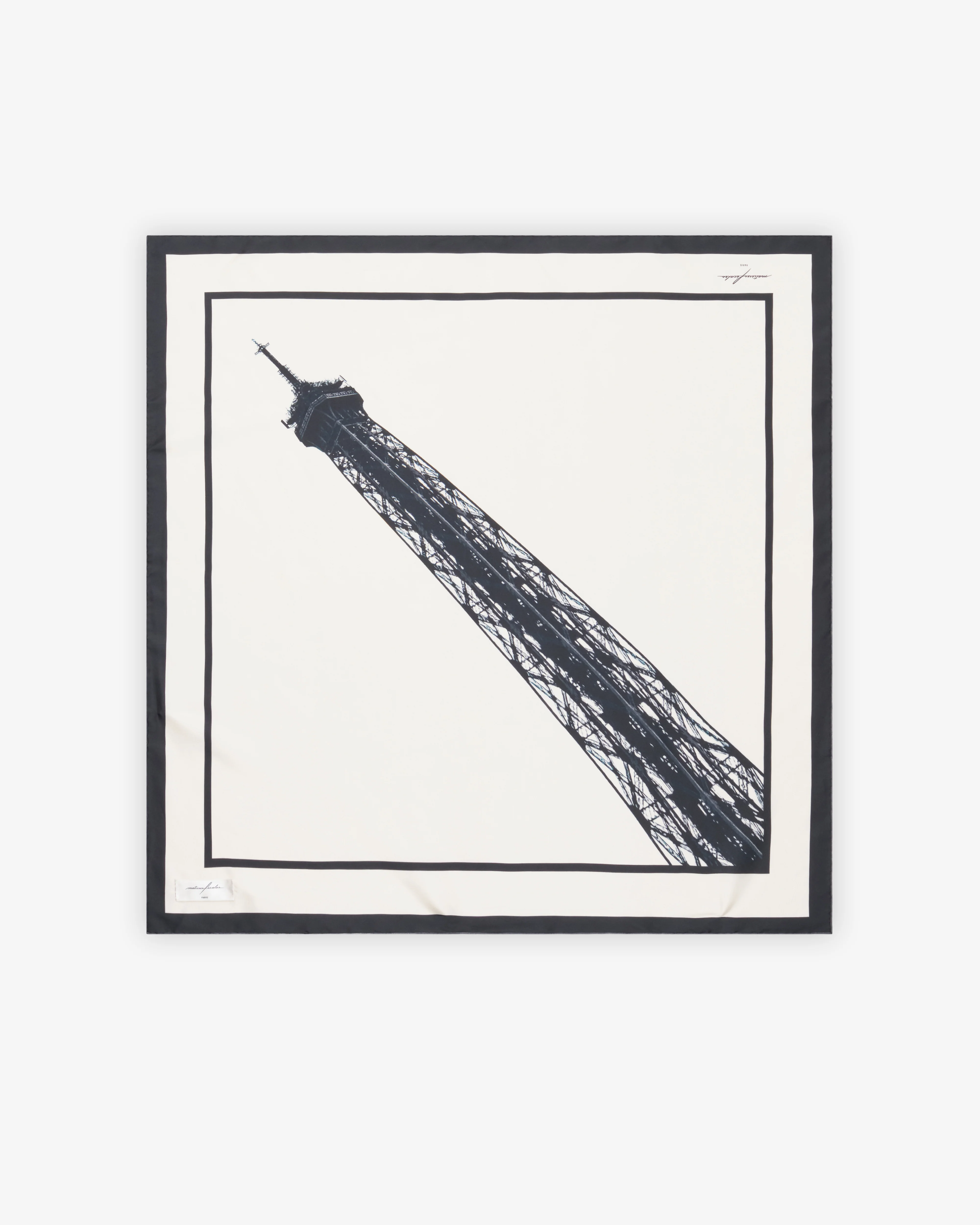 Matieres Fecales - Women's Eiffel Silk Scarf - (Tofu)
