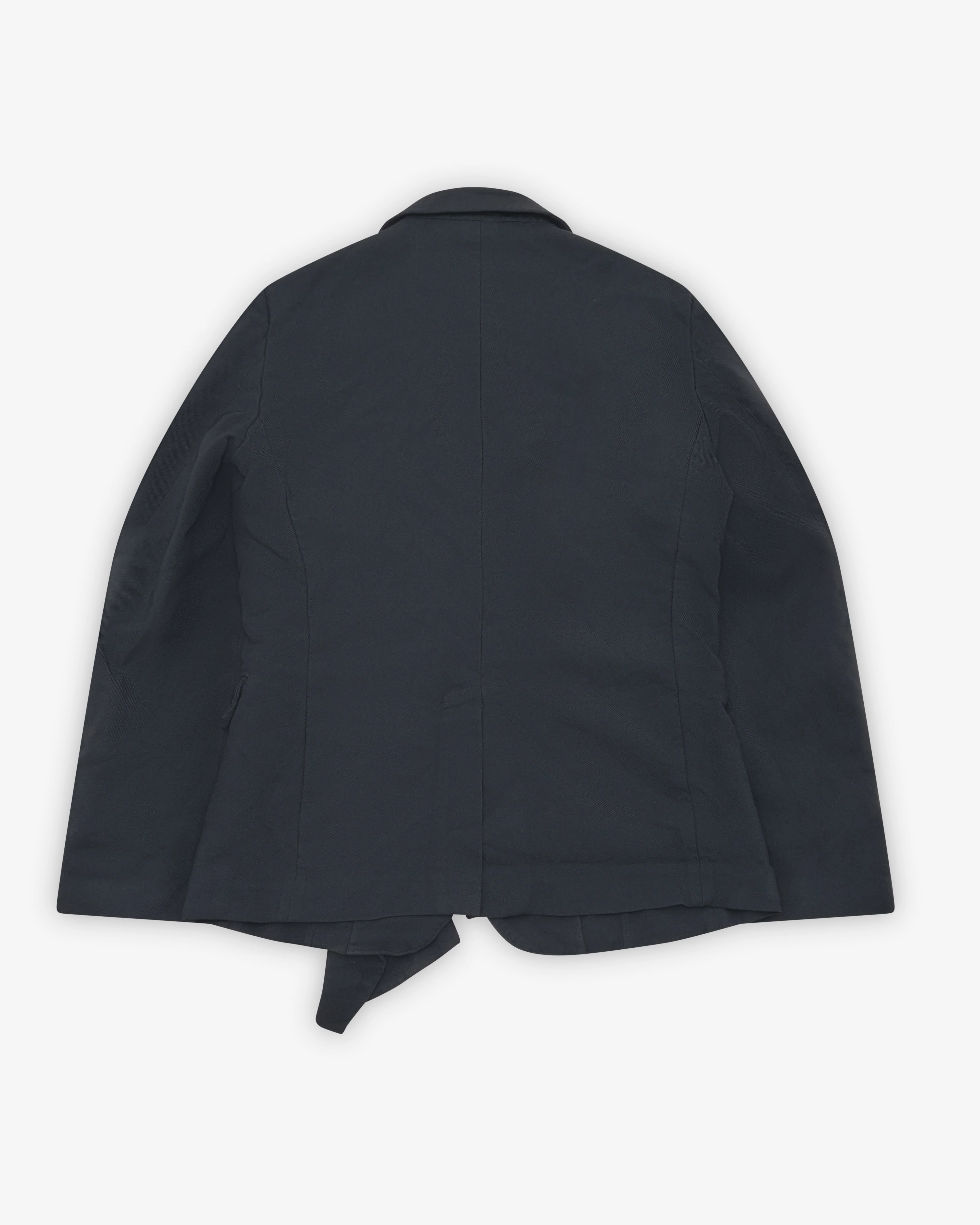 Black Comme des Garçons - Asymmetric Ruffle Jacket - (Black)