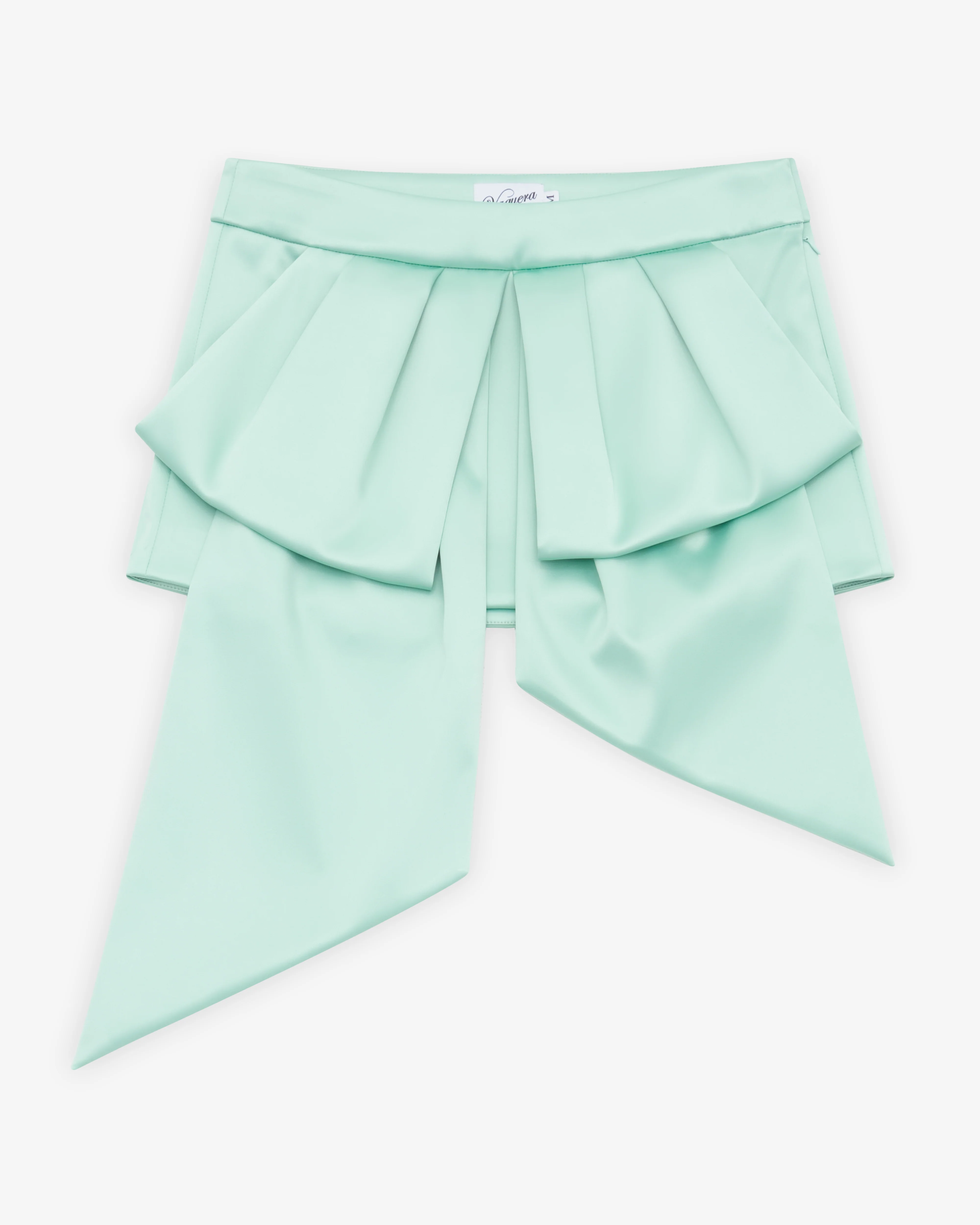 Vaquera - Women's Satin Bow Skirt - (Mint)