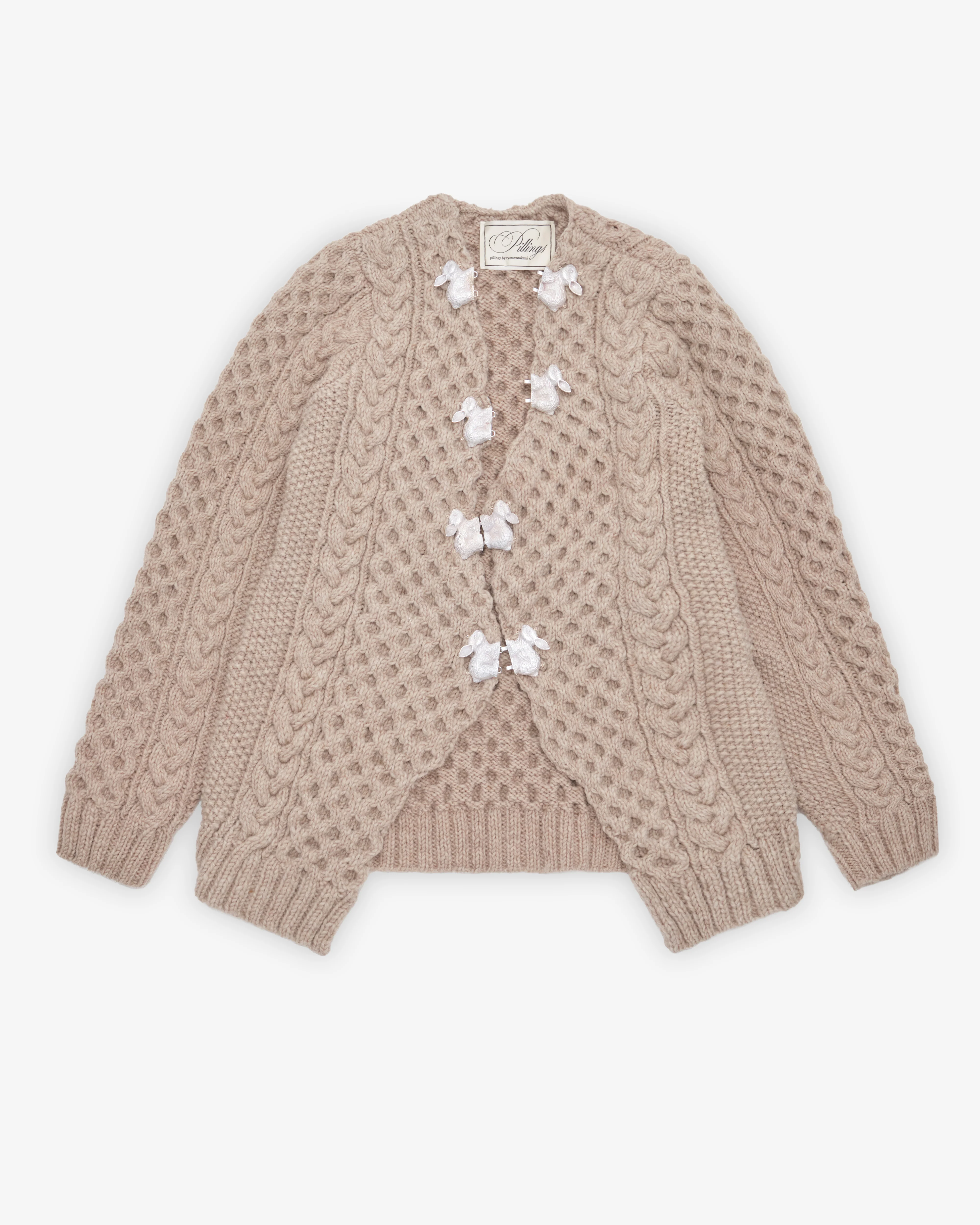 Pillings - Women's Cardigan - (Beige)