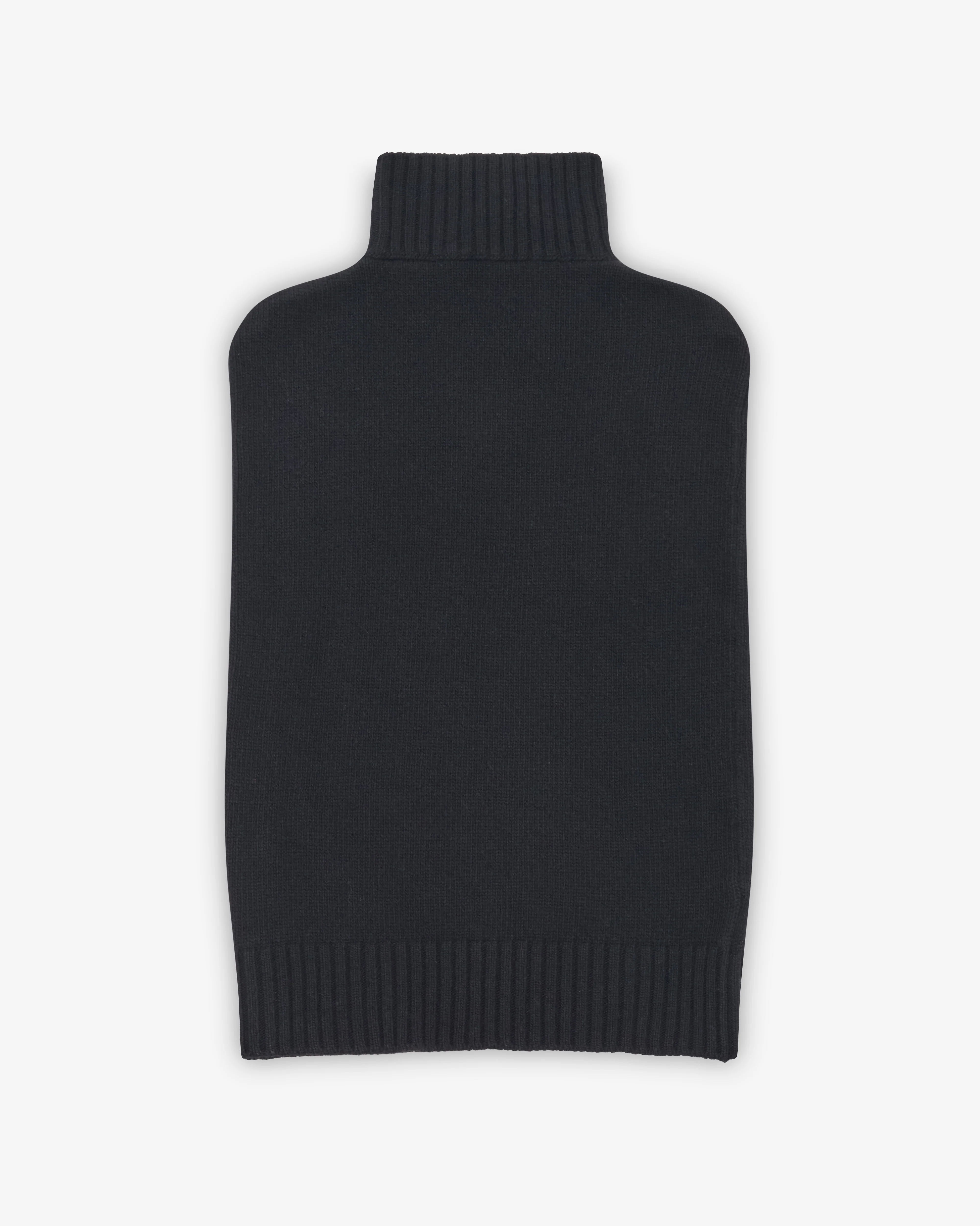 Institution - Women's Wool Knit Cape - (Black)