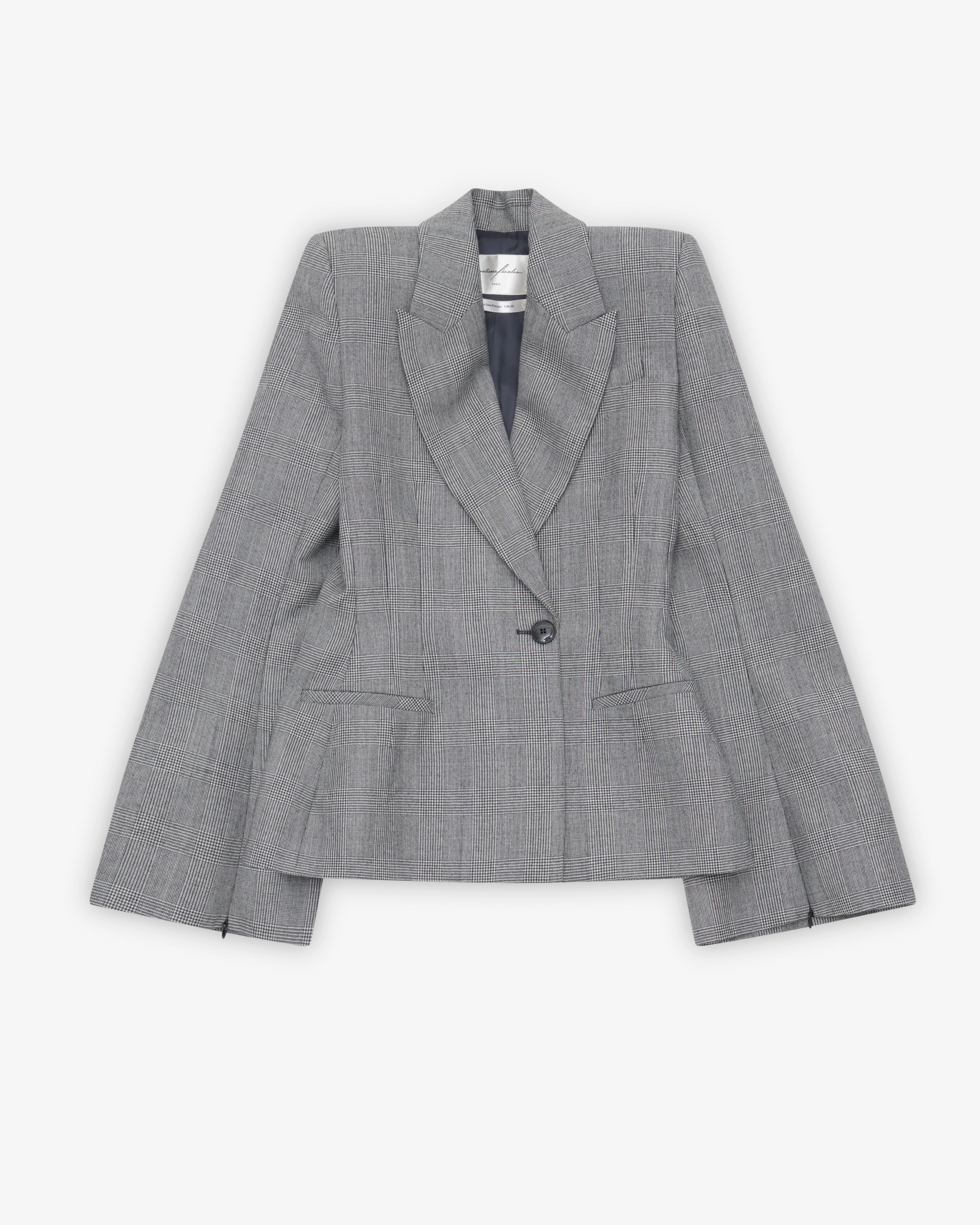 Matières Fécales - Women's Madame H. Wool Blazer - (Gray)