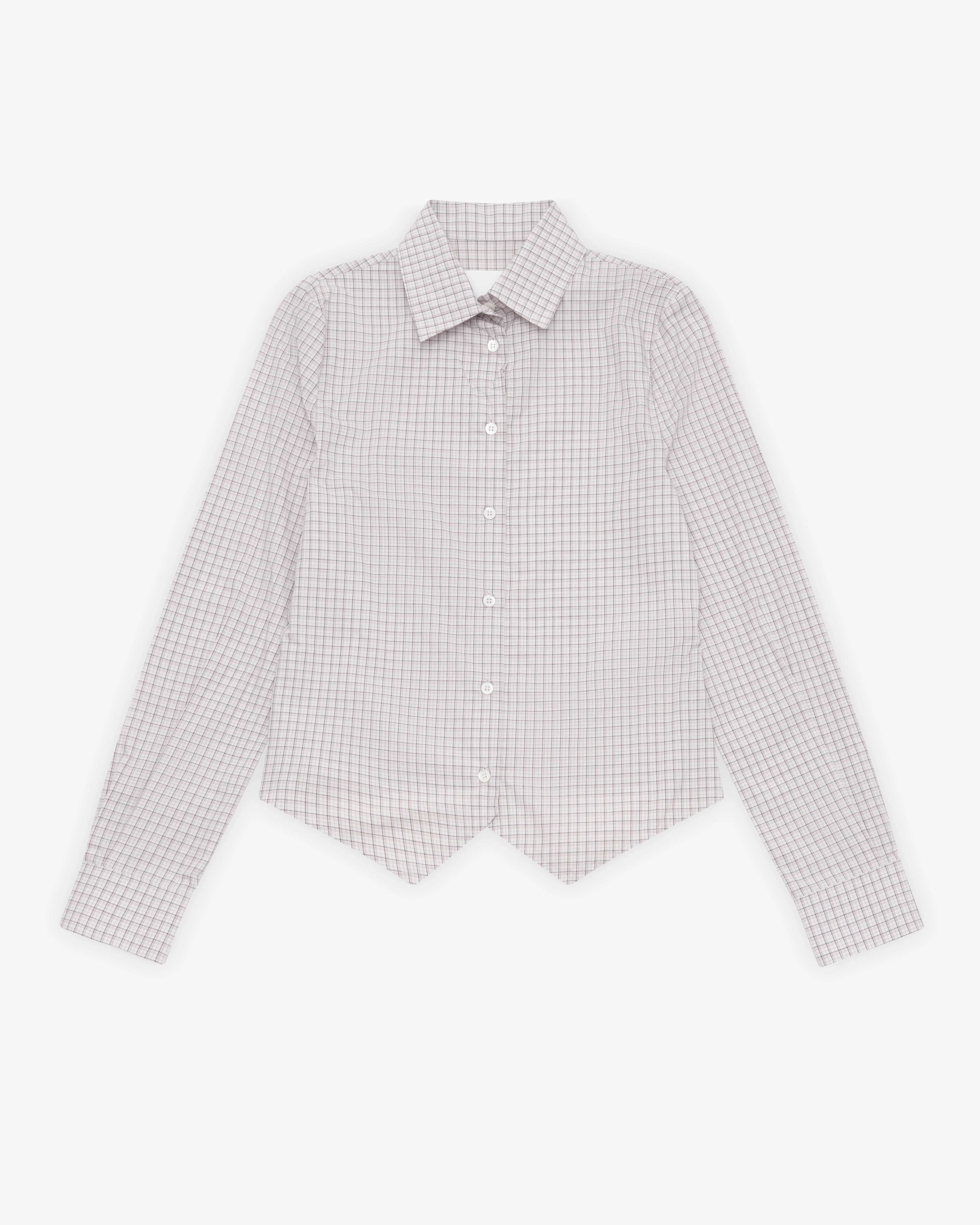 Maison Margiela - Women's Fitted Shirt - (Light Gray)