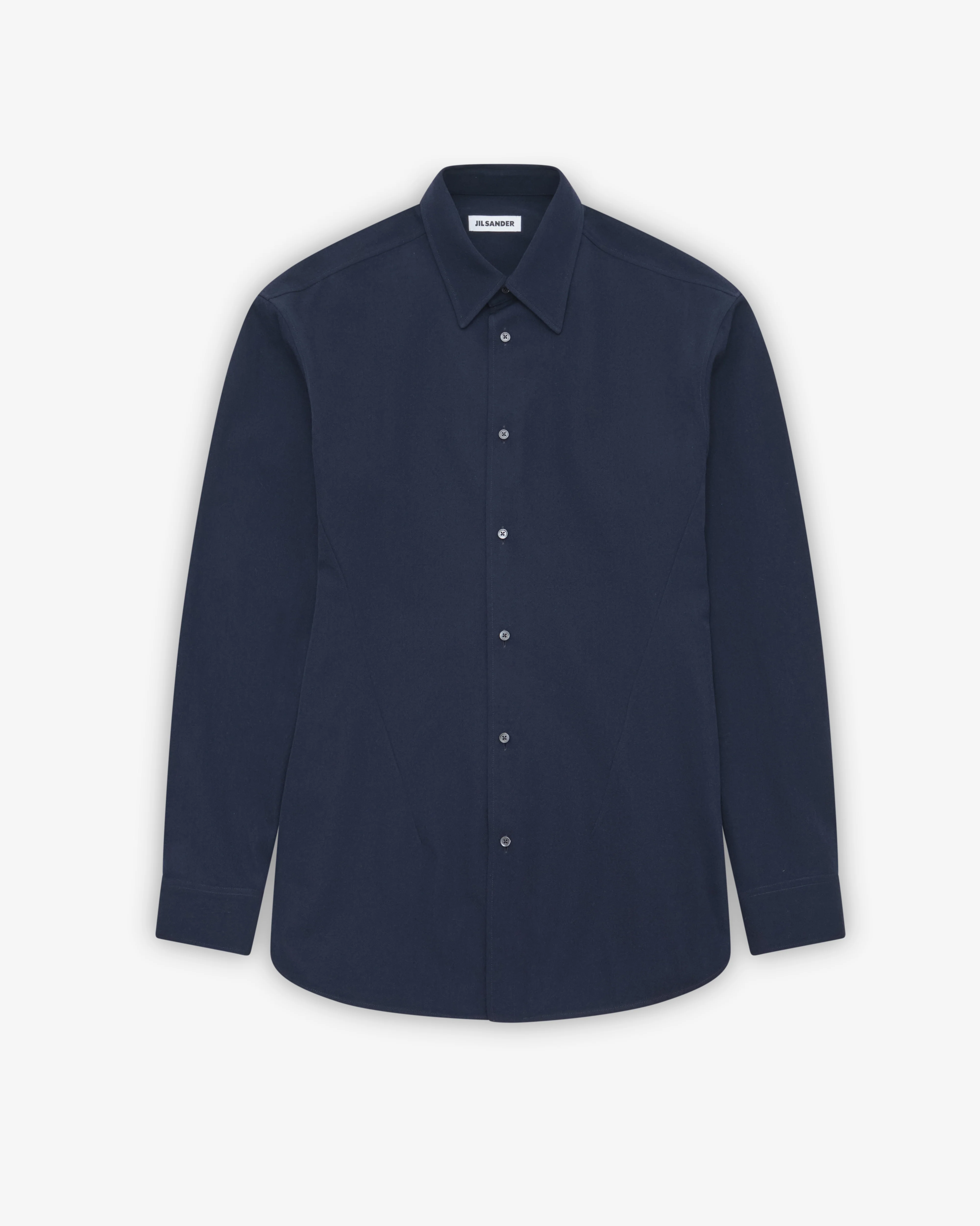 Jil Sander - Men's Wool Shirt - (Midnight)