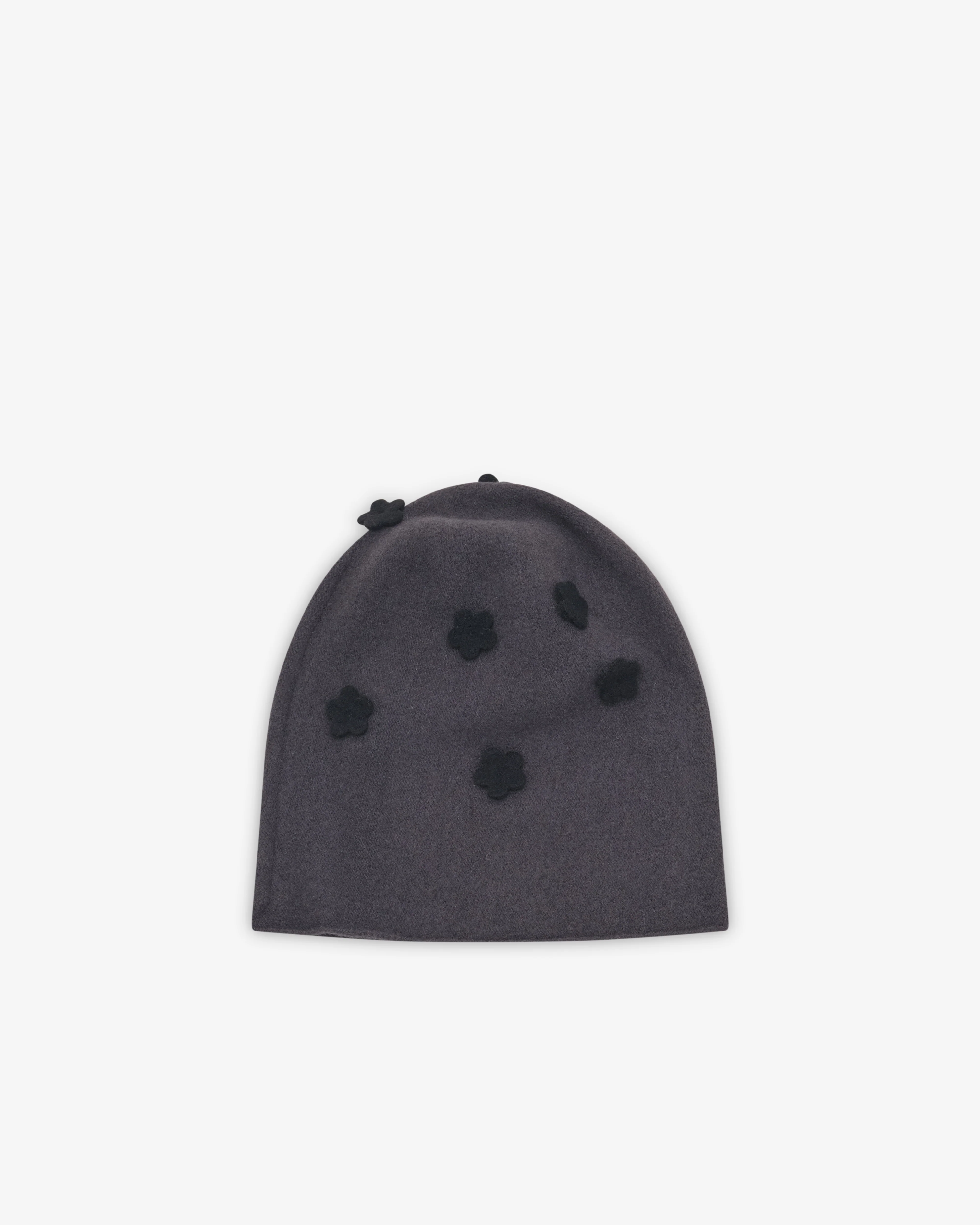 Scha - Women's Floral Transformer Hat - (Dark Grey/Black)