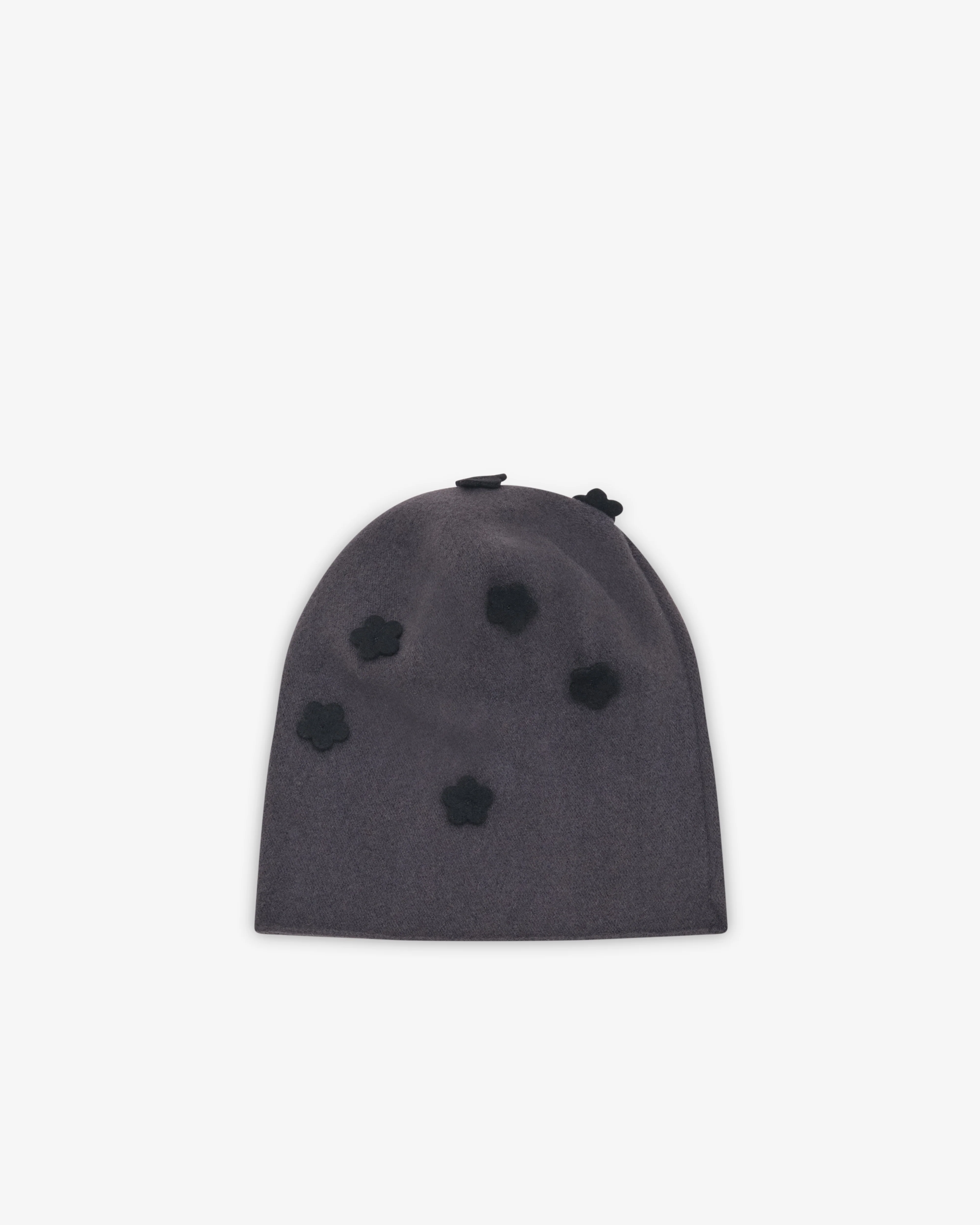 Scha - Women's Floral Transformer Hat - (Dark Grey/Black)