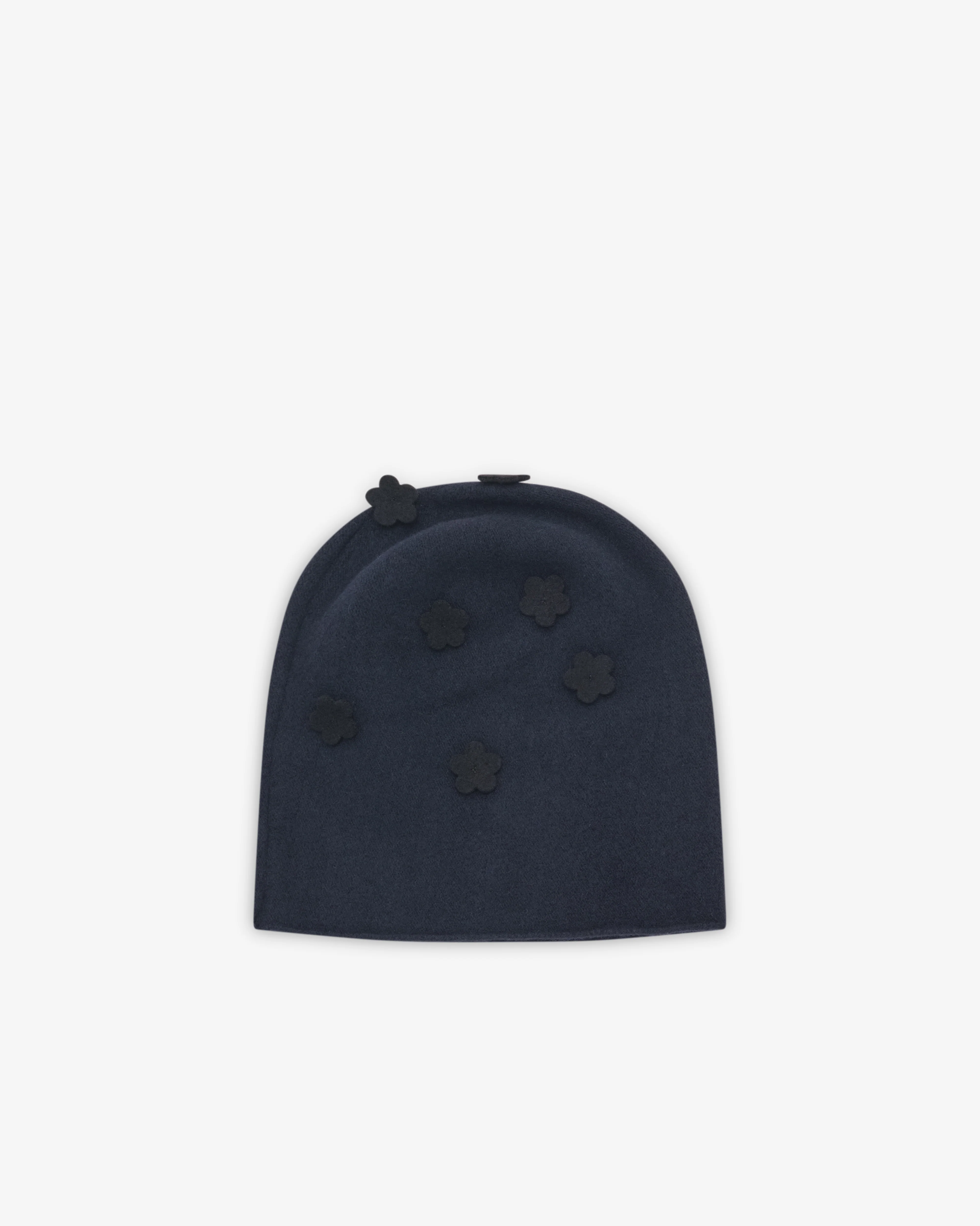 Scha - Women's Floral Transformer Hat - (Navy/Black)