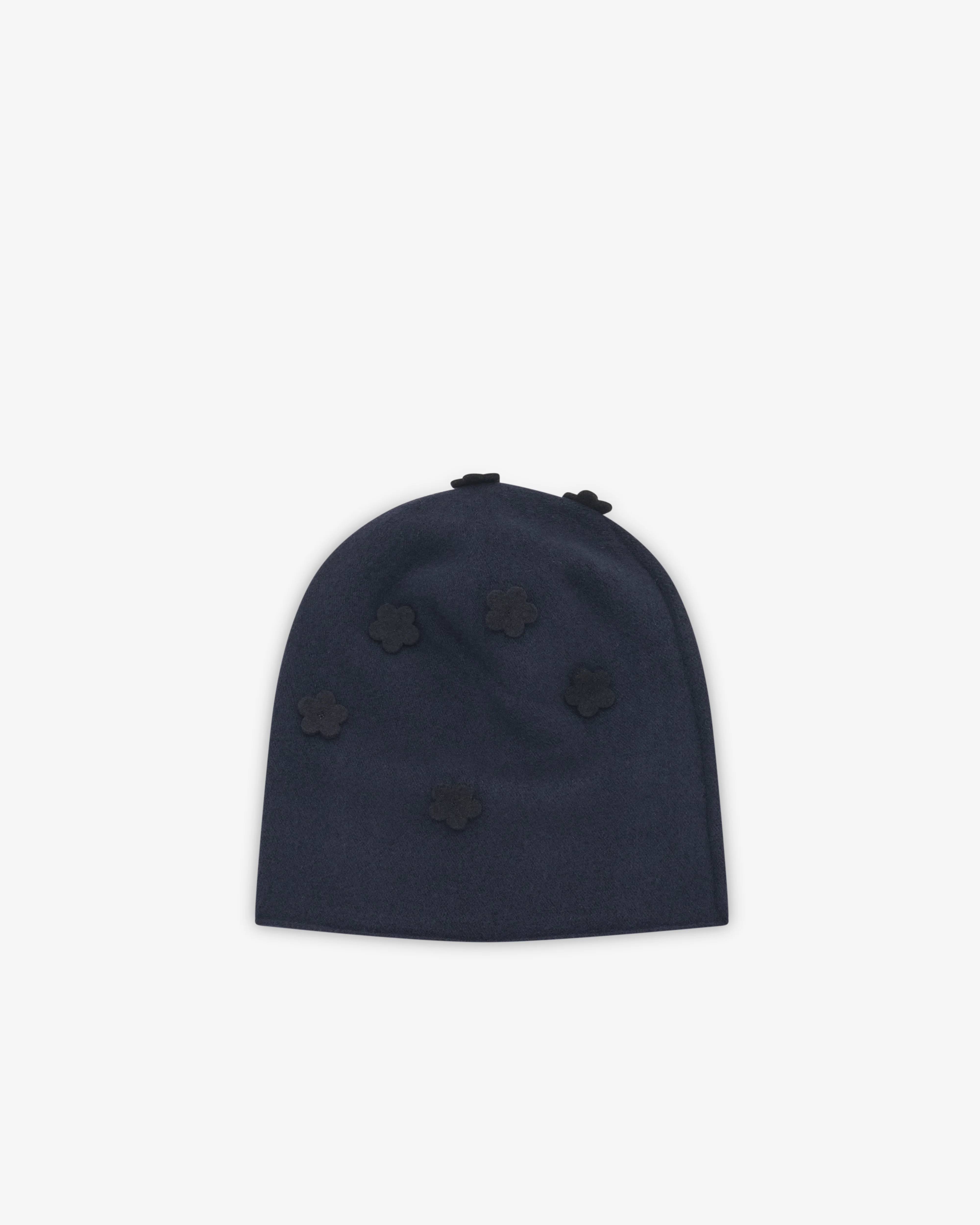 Scha - Women's Floral Transformer Hat - (Navy/Black)