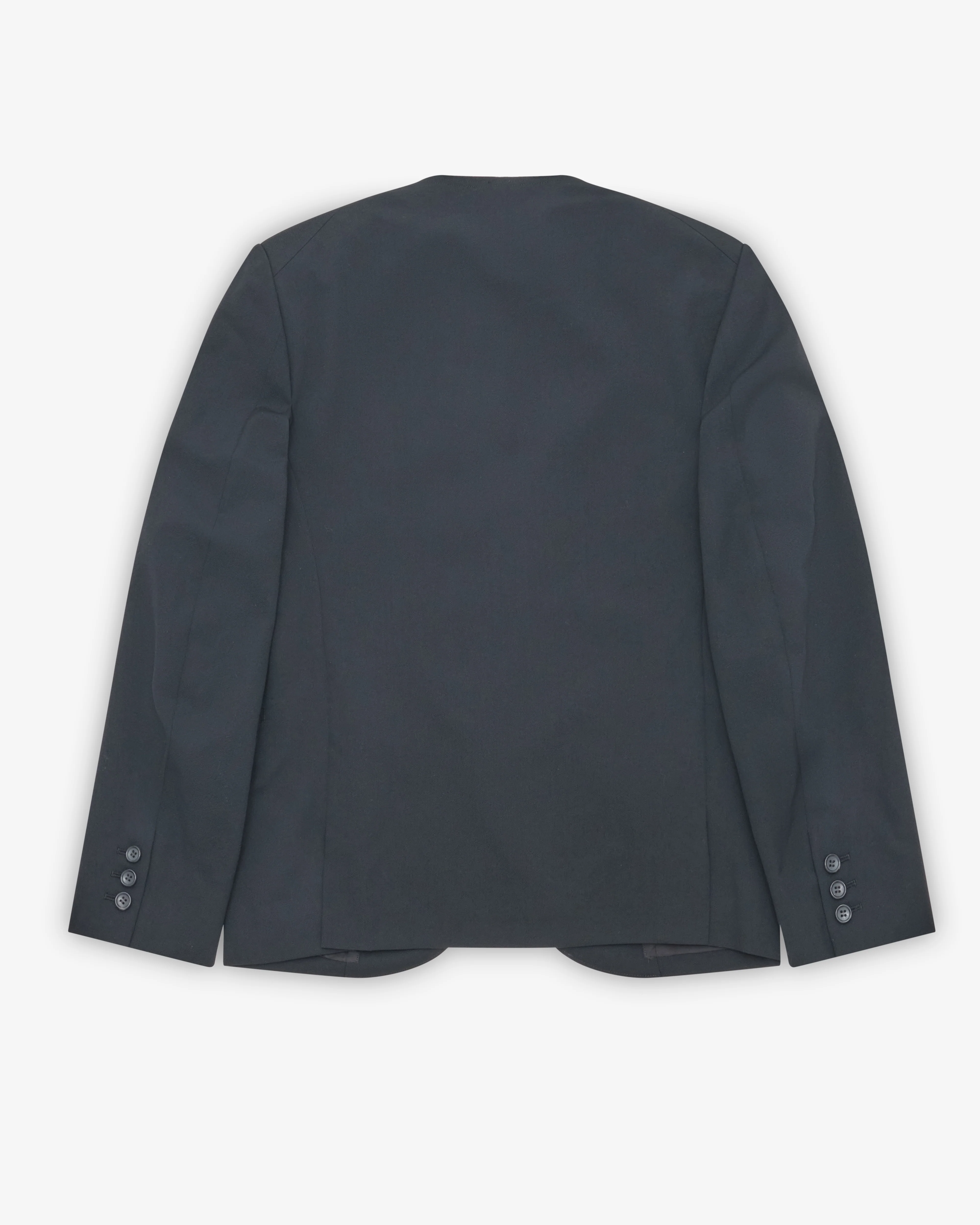 Black Comme des Garçons - Collarless Jacket - (Black)
