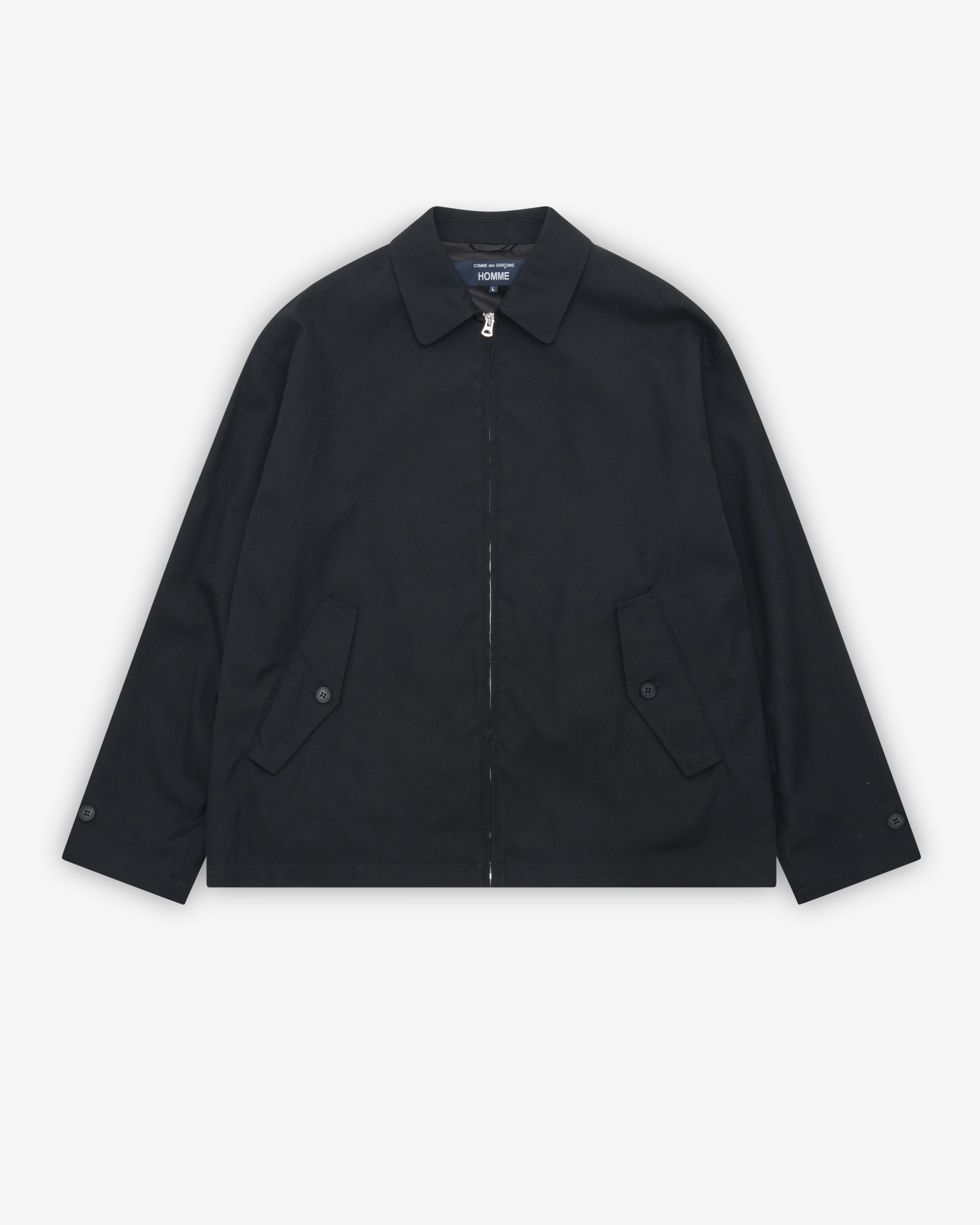 CDG Homme - Men's Zip-Up Jacket - (Black)