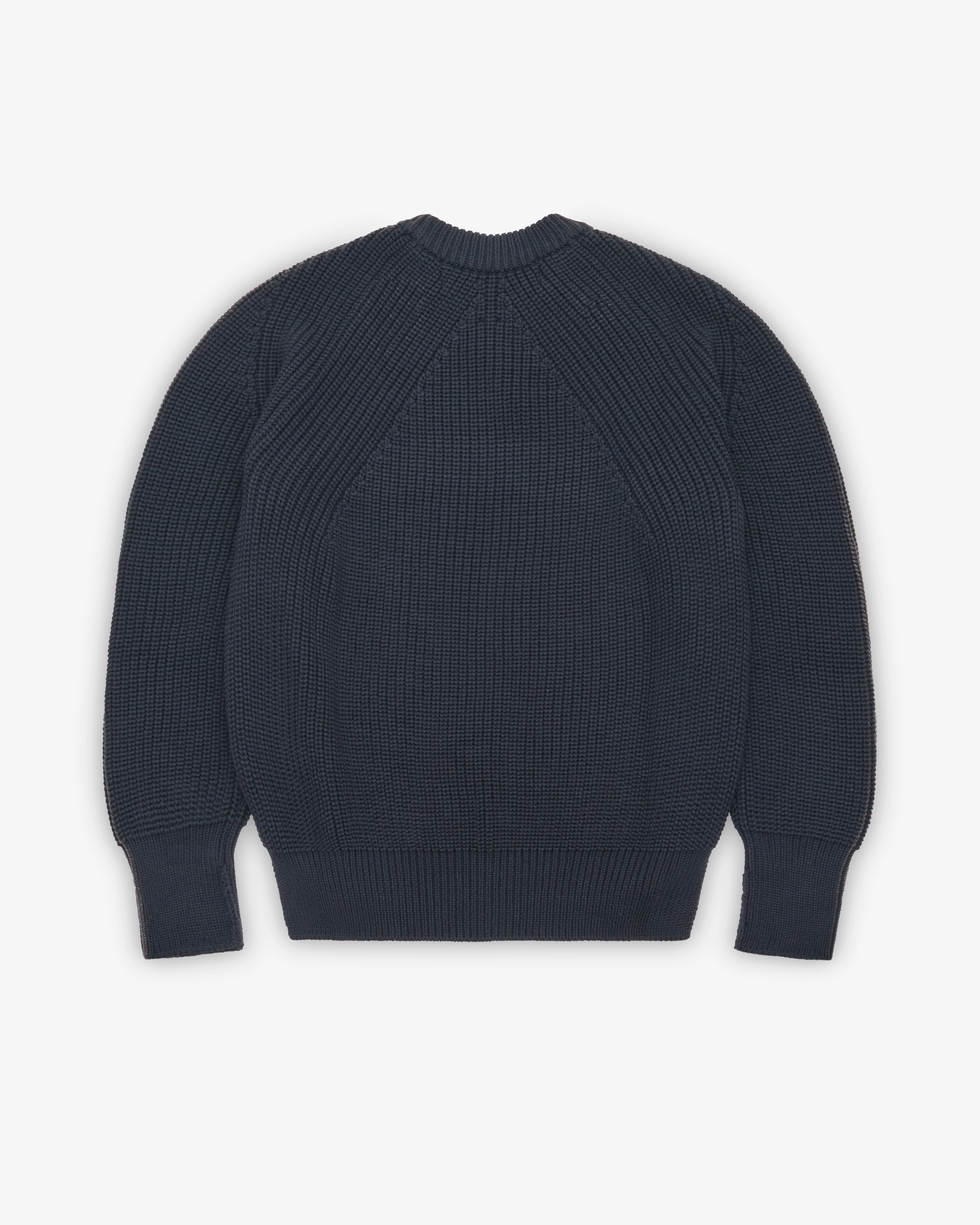 CDG Homme - Men's Ribbed Crew Sweater - (Navy)