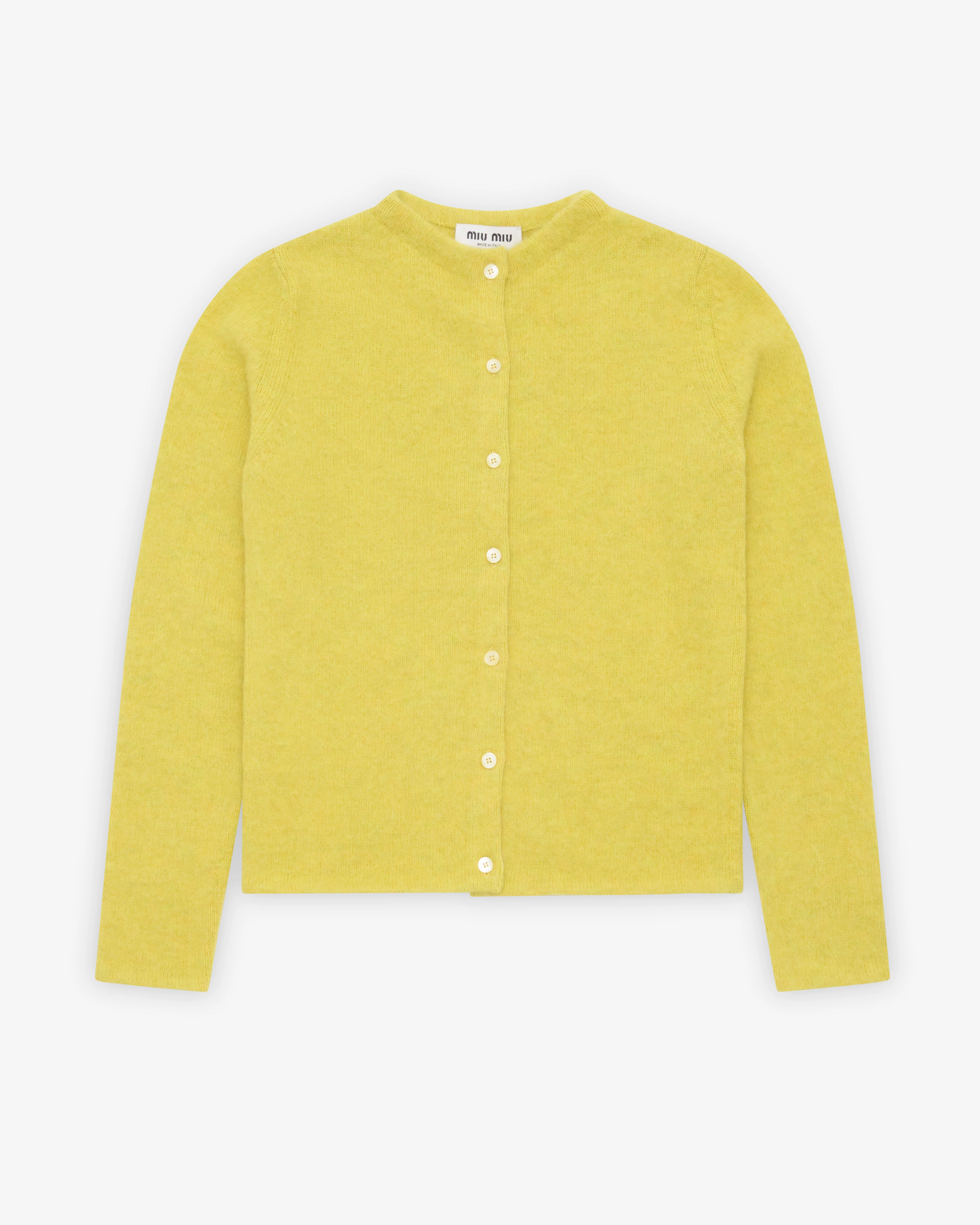 Miu Miu - Women's Cardigan - (Lime Green)