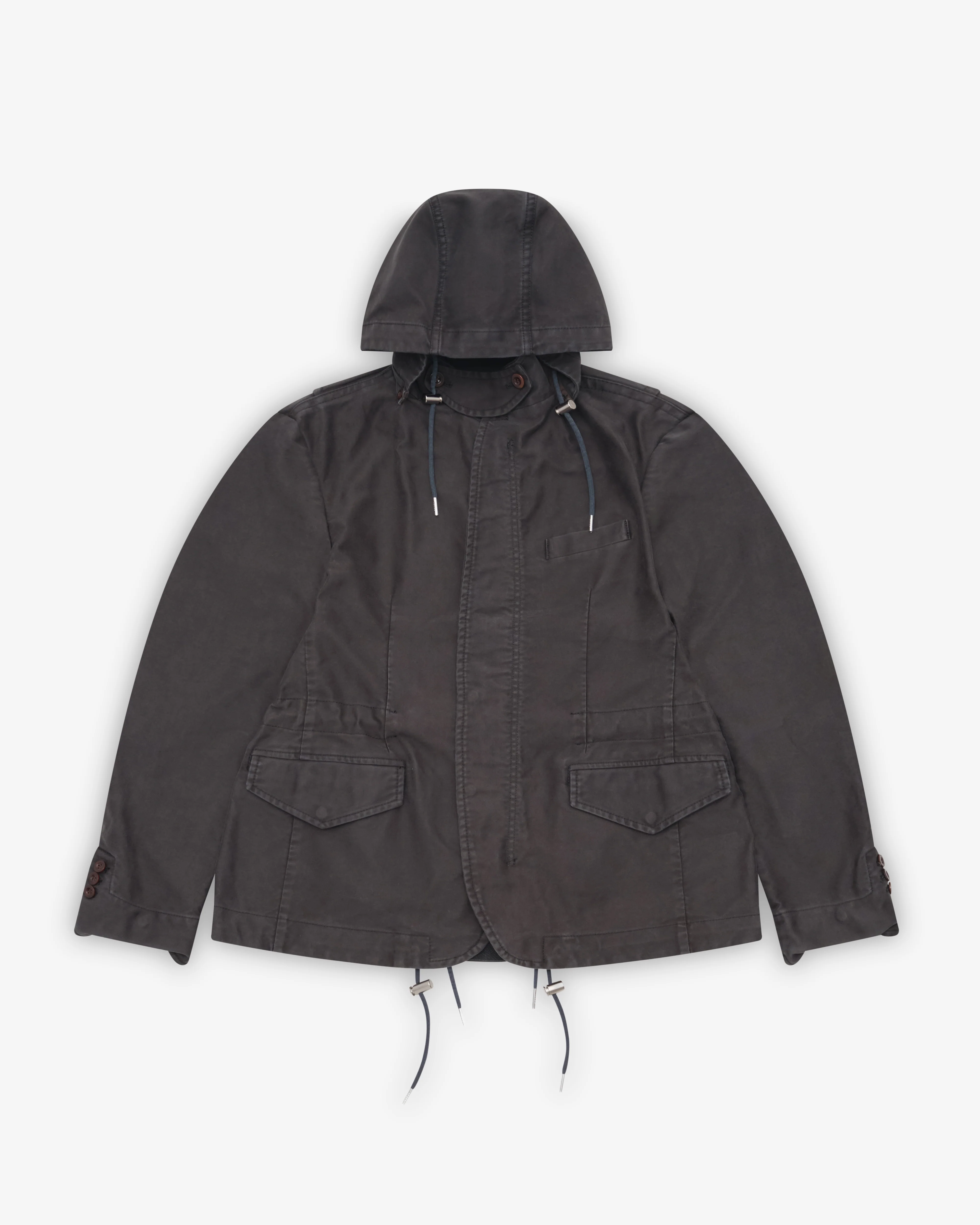 Sacai - Men's Sueded Cotton Jacket - (Black)
