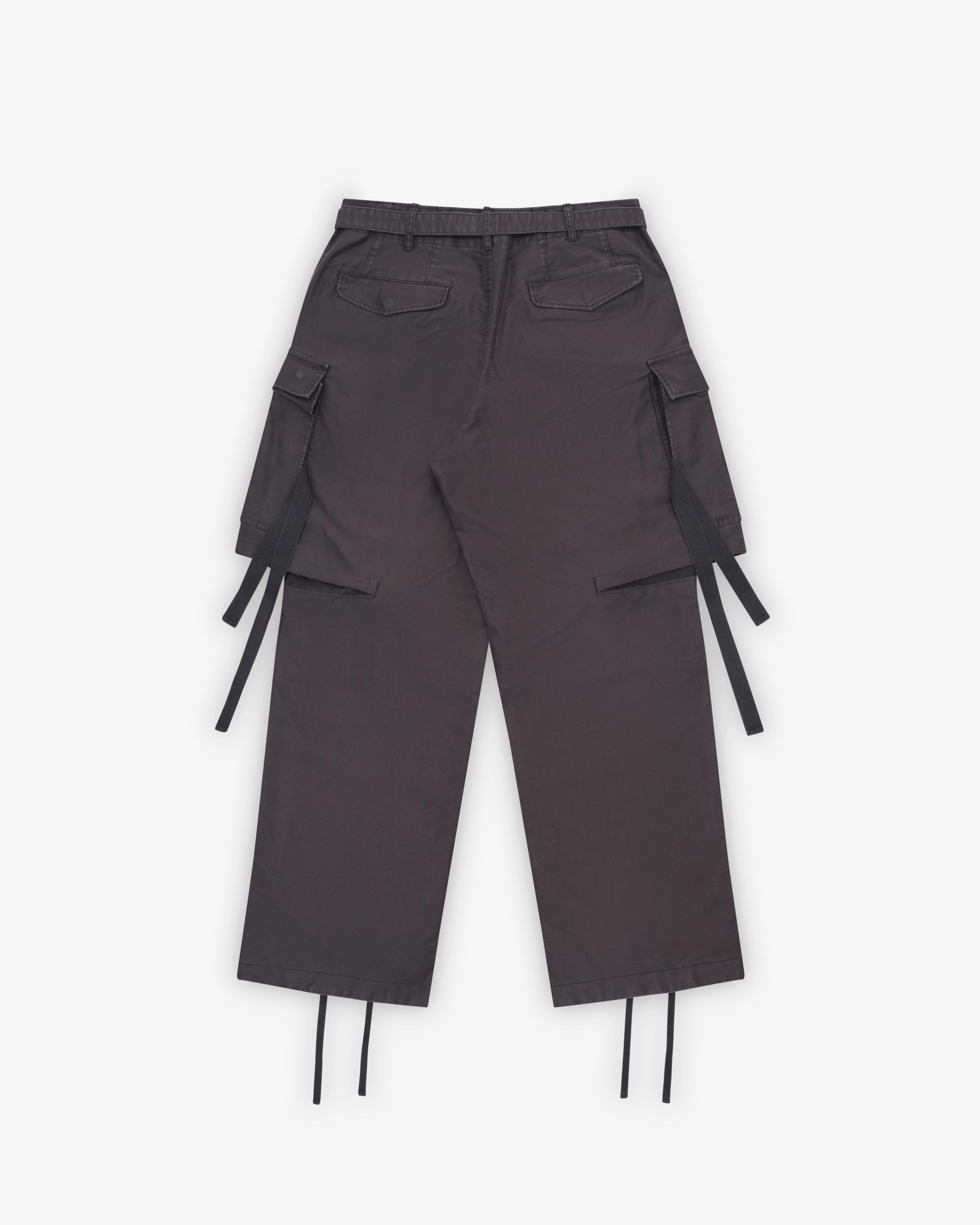 Sacai - Men's Sueded Cotton Pants - (Black)