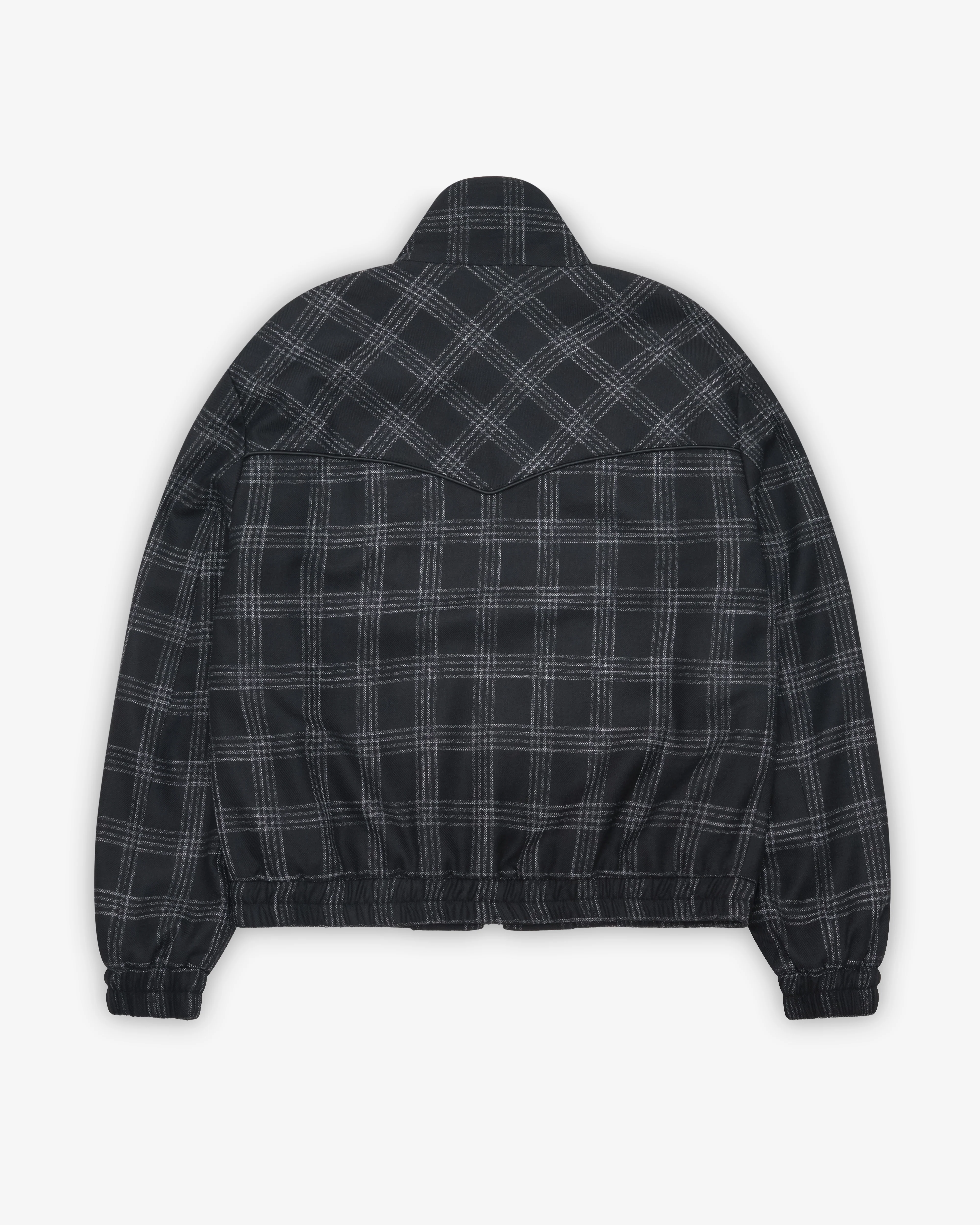 Ernest W. Baker - Men's Western Track Jacket - (Black/White)