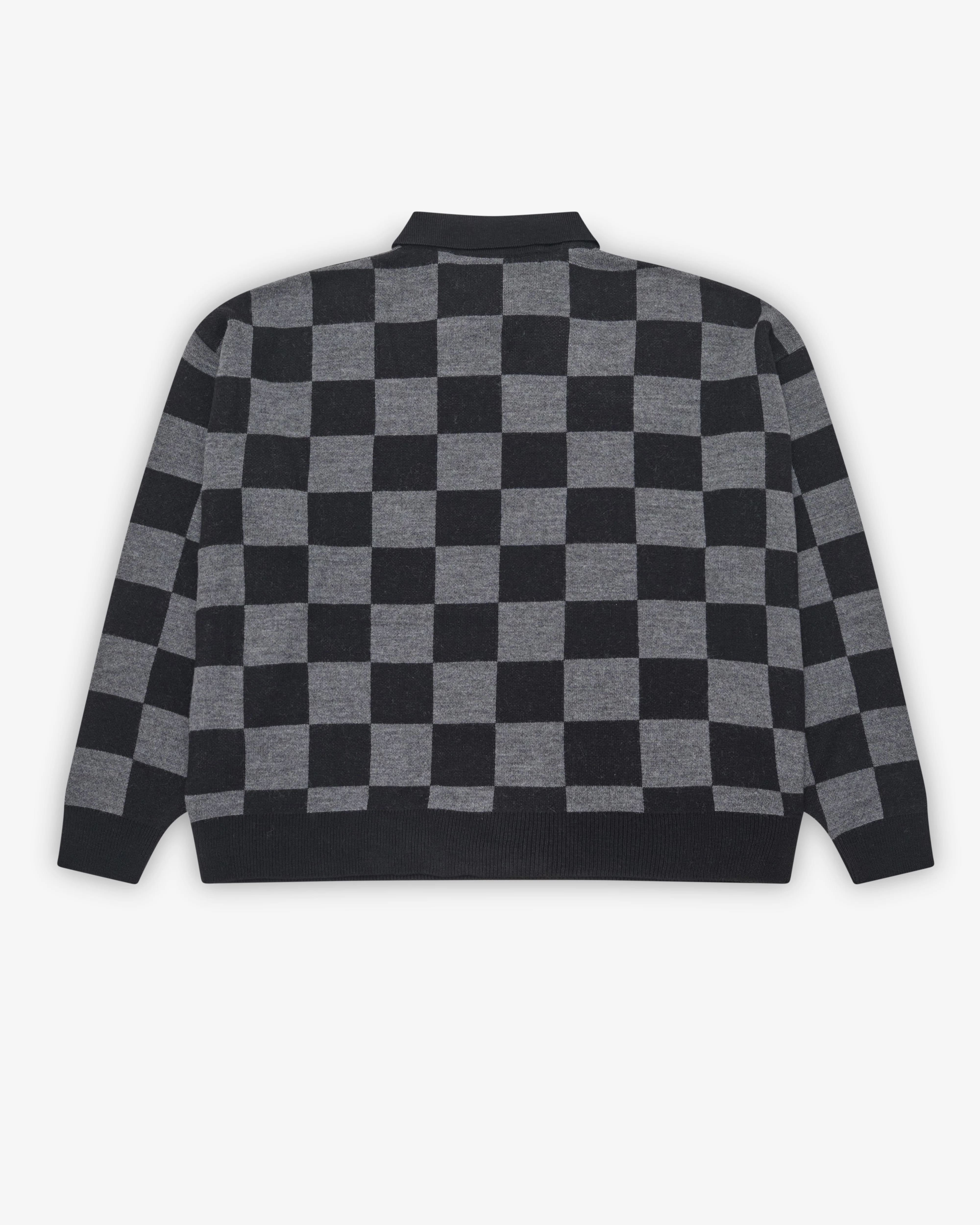 Liberal Youth Ministry - Men's Checked Sport Sweater - (Black)