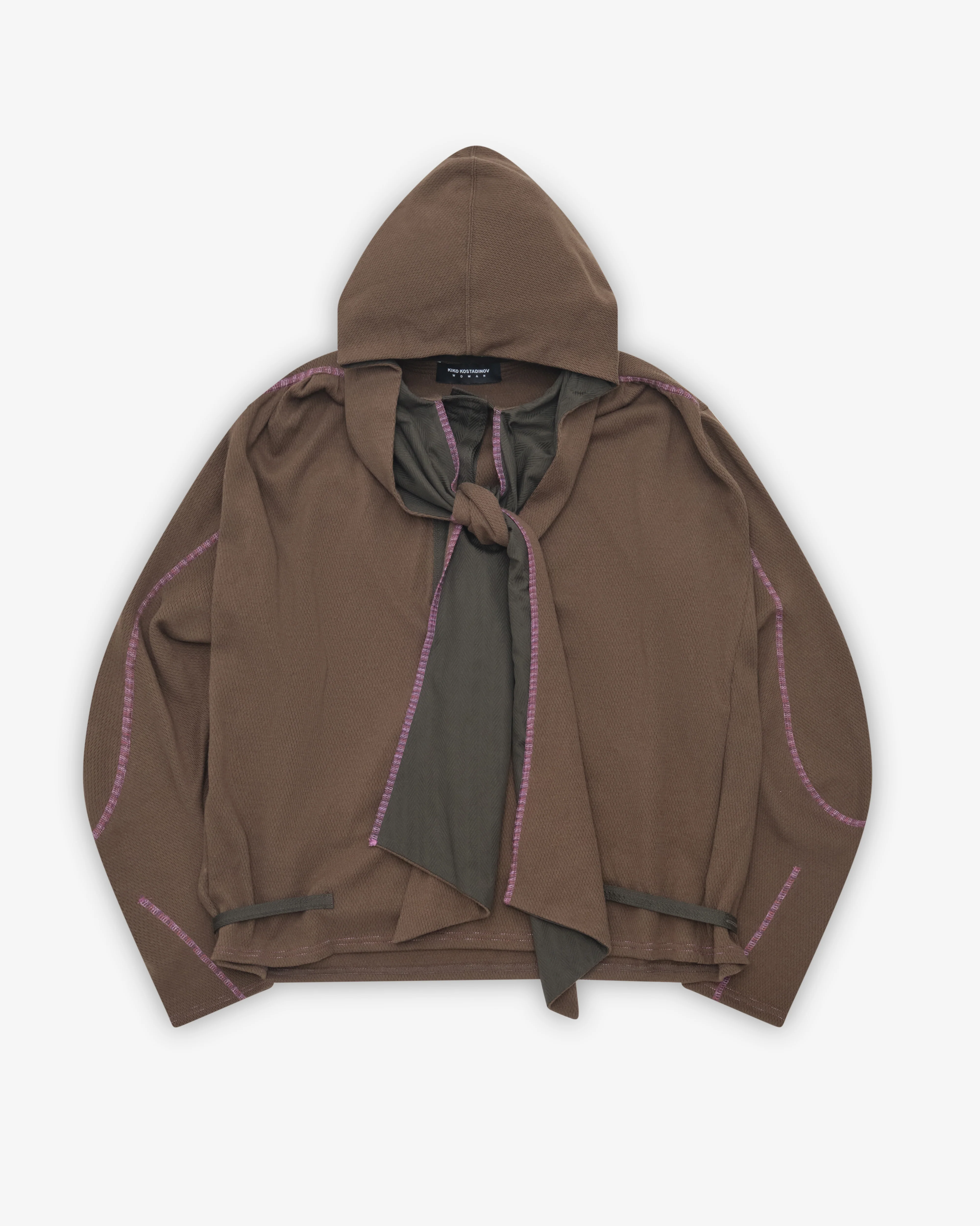 Kiko Kostadinov - Women's Petrel Hooded Pullover - (Cedar Green)