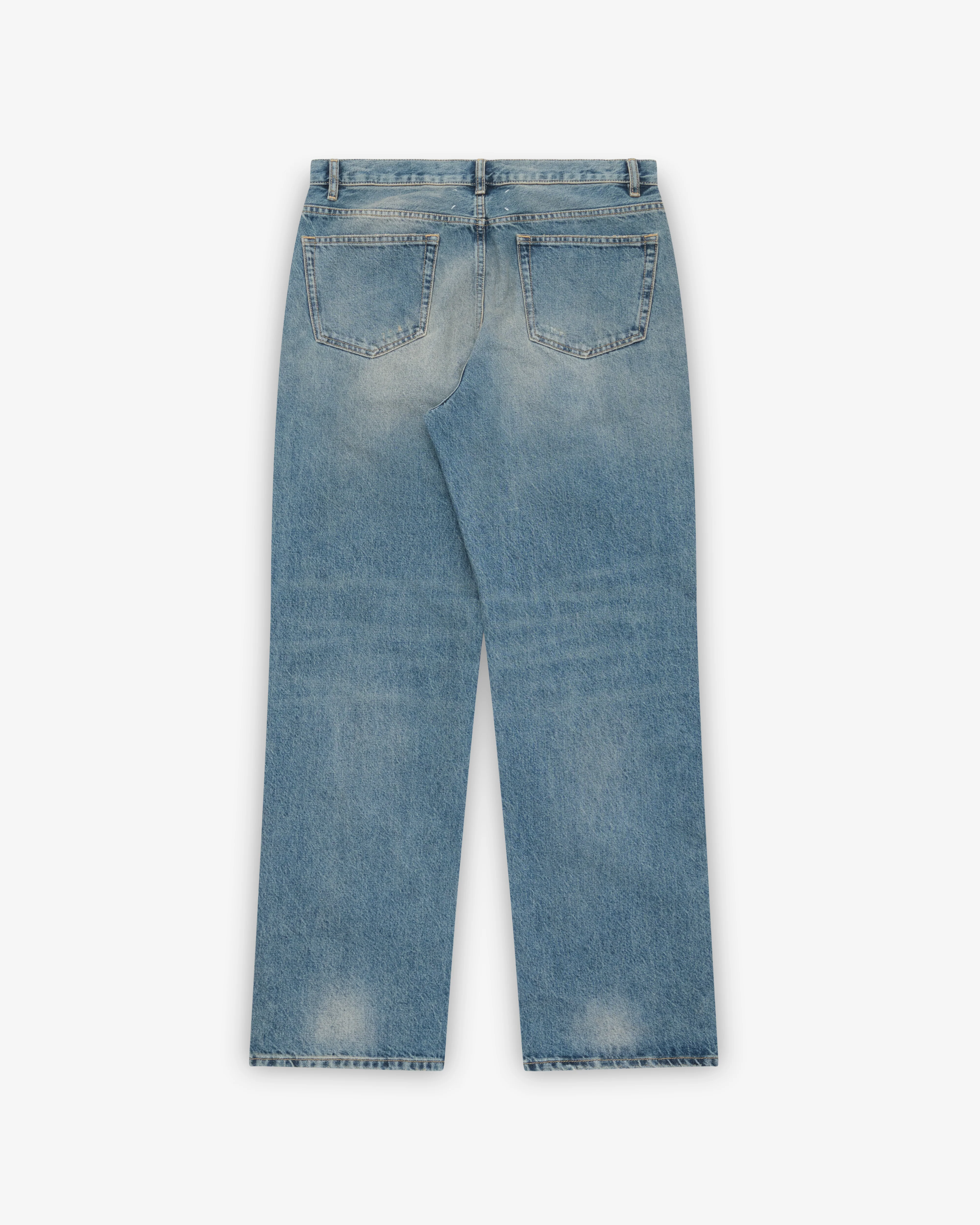 Maison Margiela - Men's Distressed Denim Trousers - (Blue Jeans)