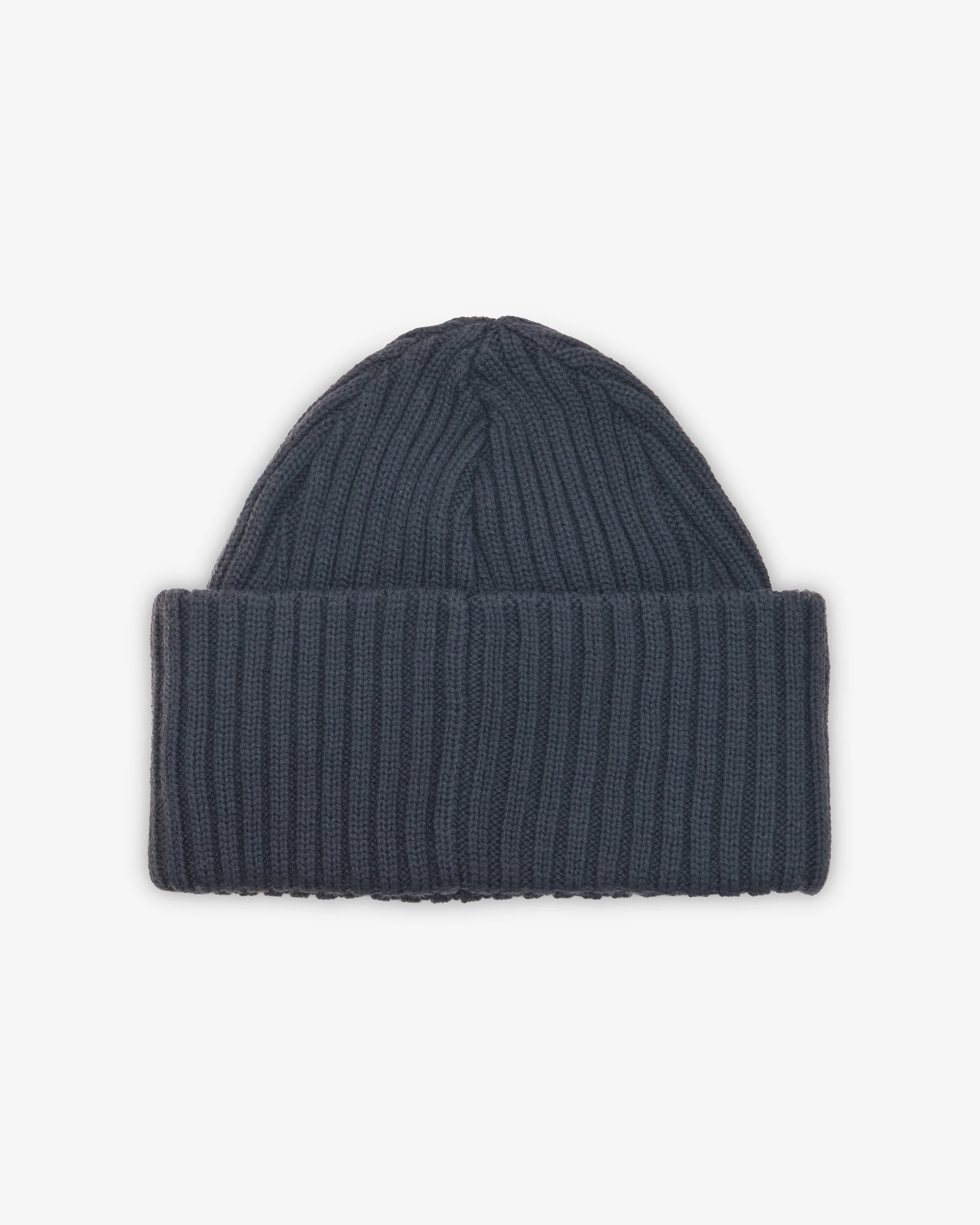 CDG Homme - Men's Ribbed Wool Beanie - (Navy)