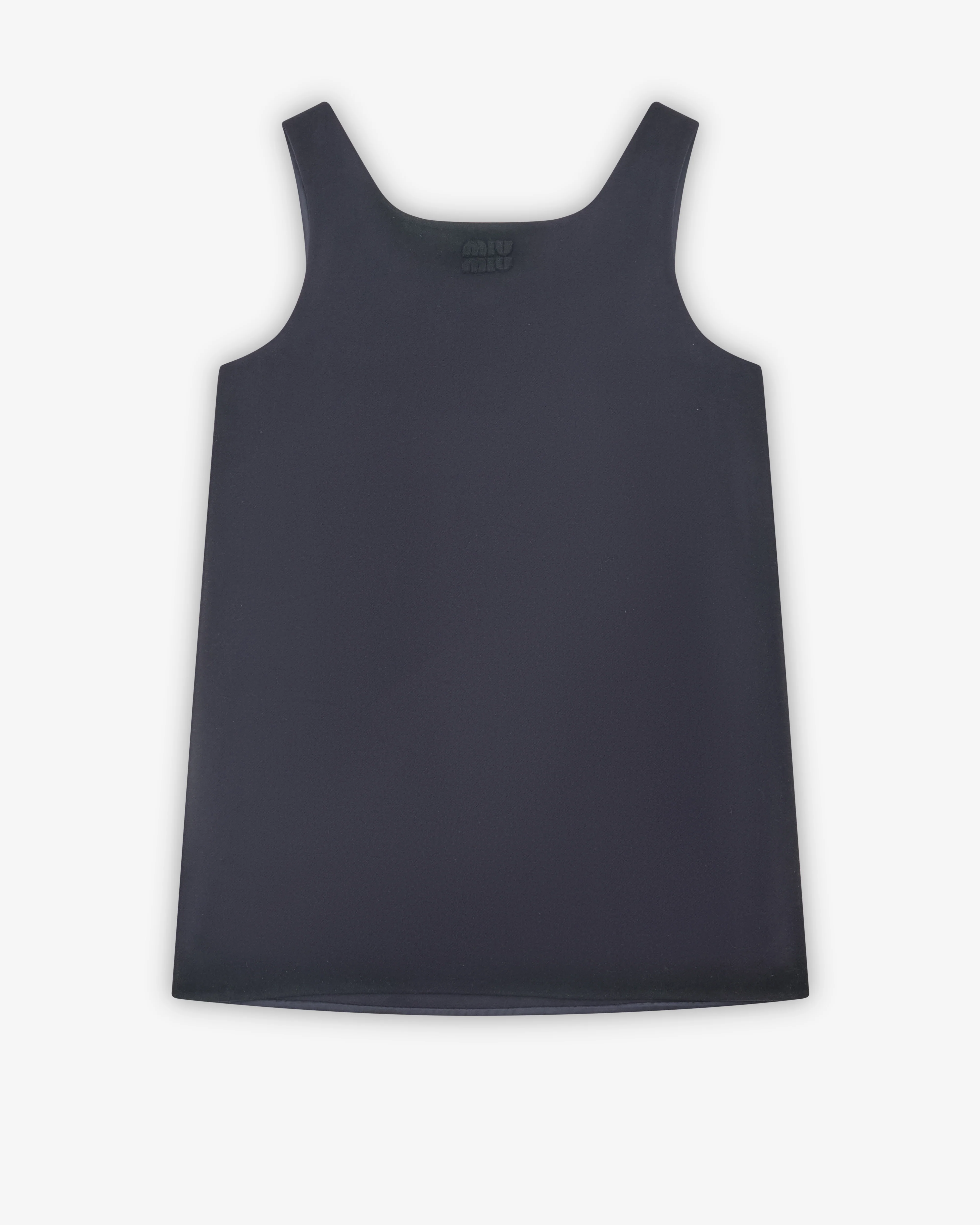 Miu Miu - Women's Waxed Double Wool Dress - (Navy)