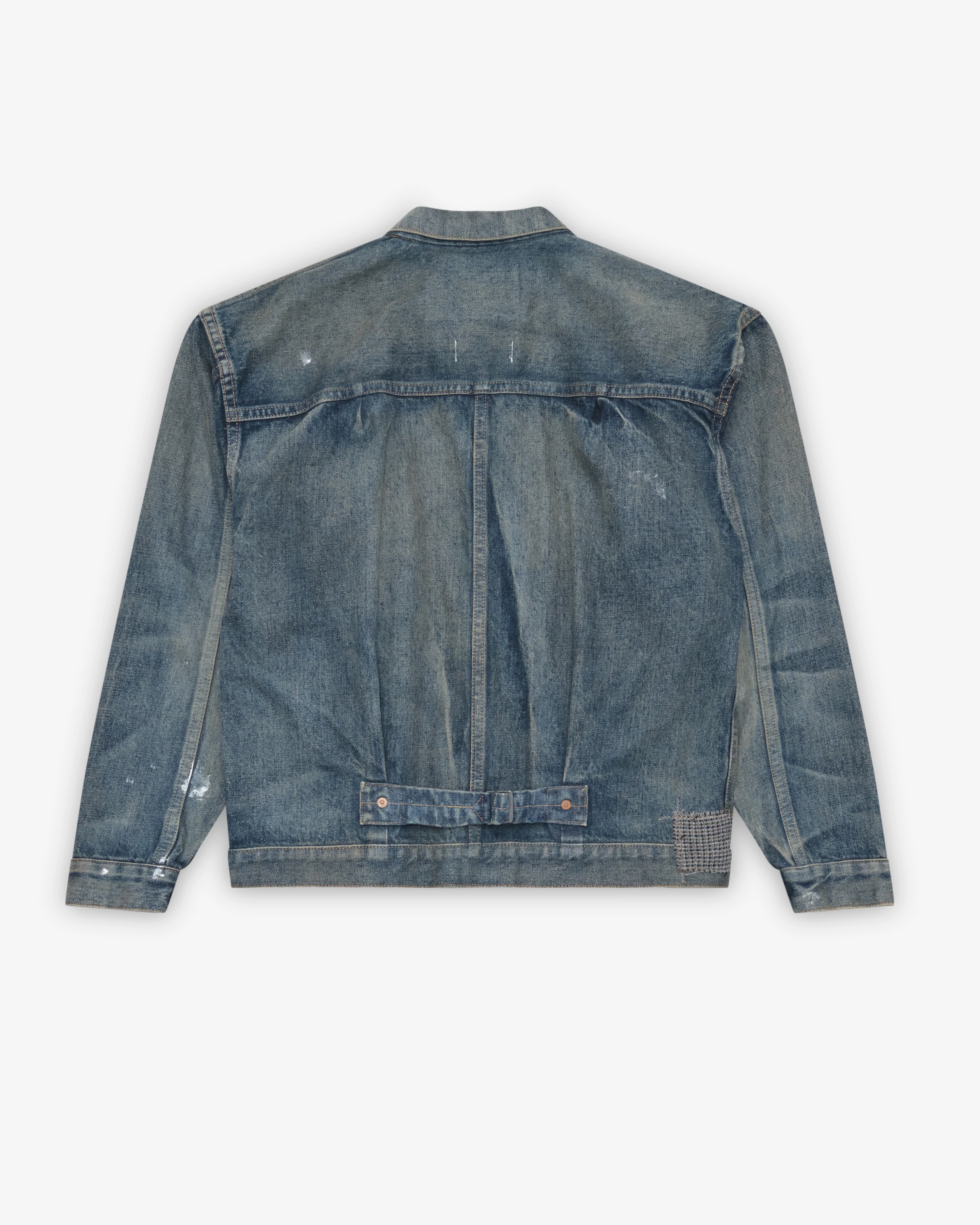 eYe Junya Watanabe MAN - Men's Patchwork Denim Jacket - (Washed Indigo)