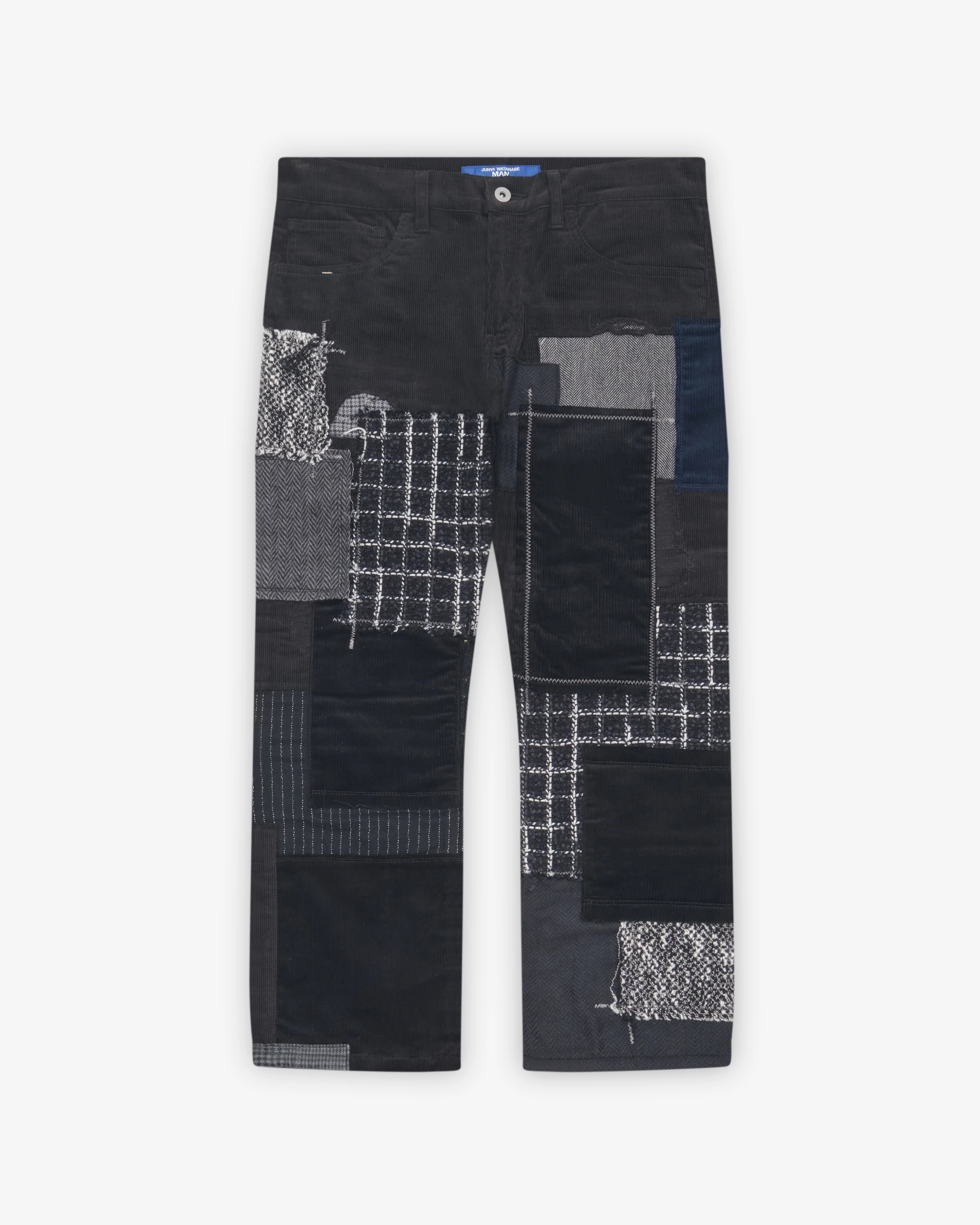 Junya Watanabe Man - Men's Patchwork Pants - (Black/Mix)