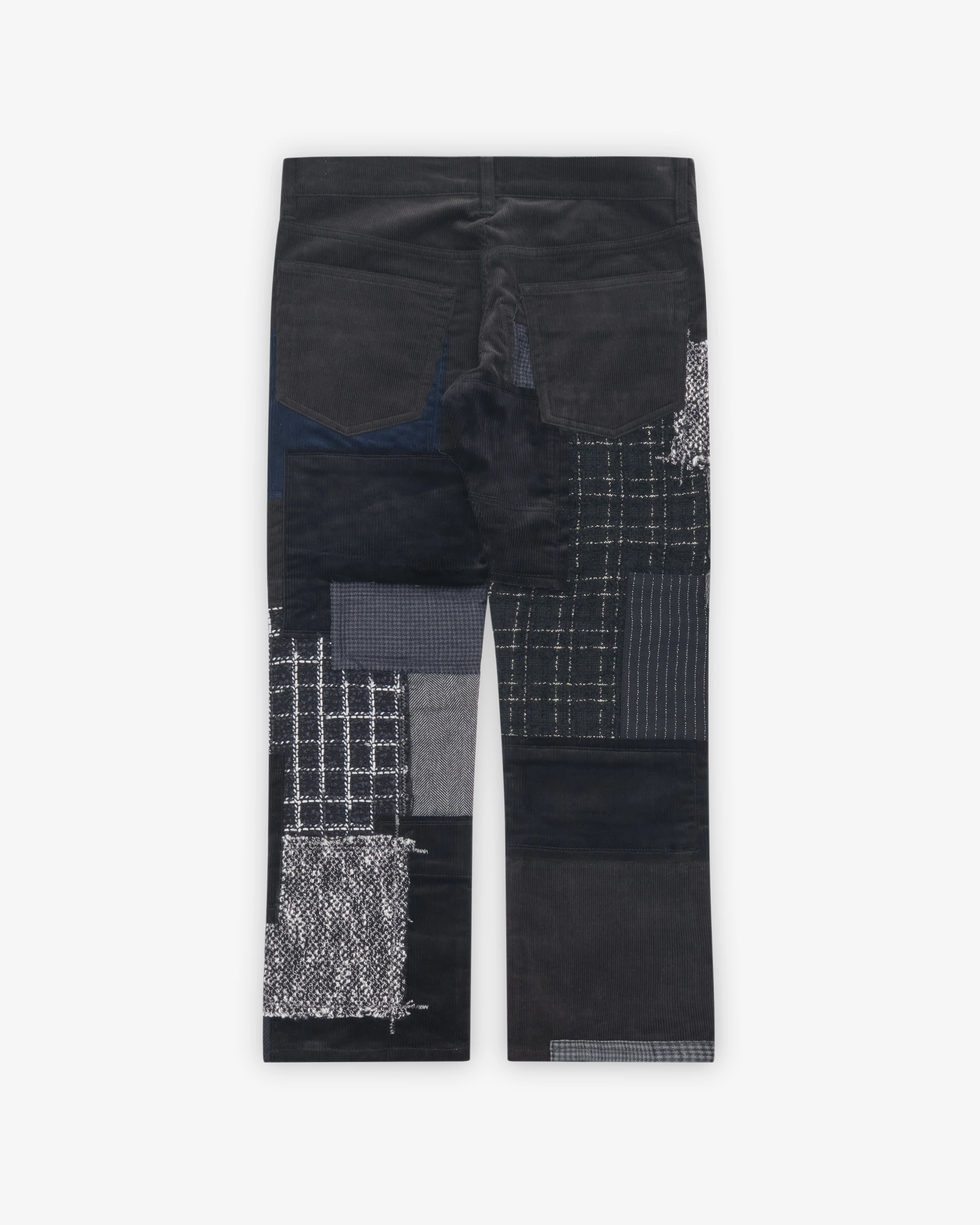 Junya Watanabe Man - Men's Patchwork Pants - (Black/Mix)